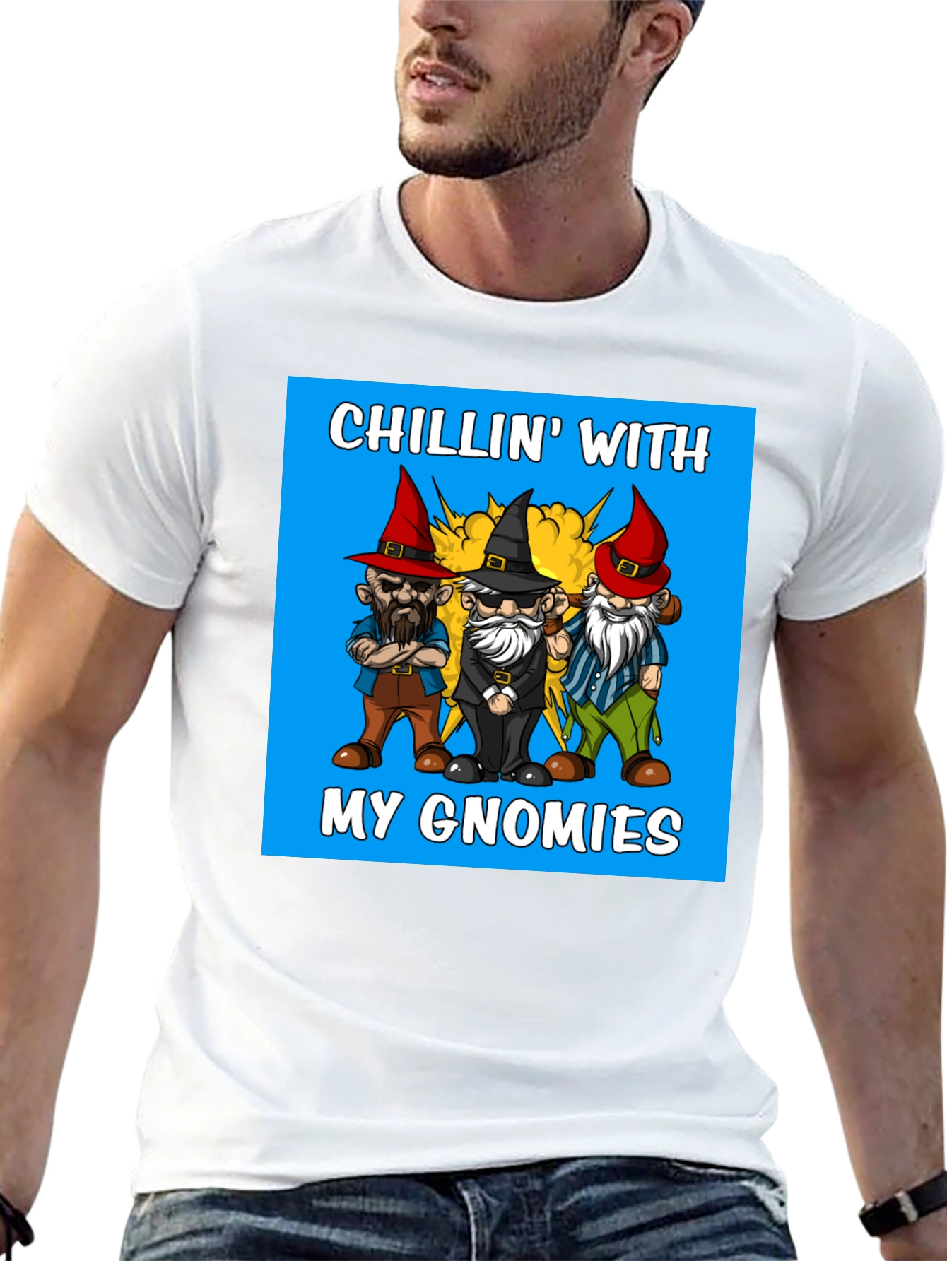 Chillin With My Gnomies Graphic Tee