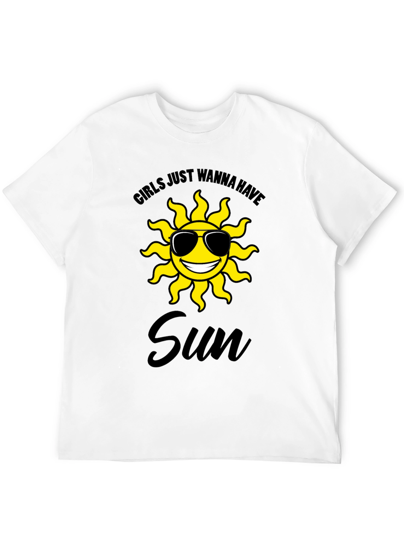 Girls Just Wanna Have Sun Graphic T-Shirt