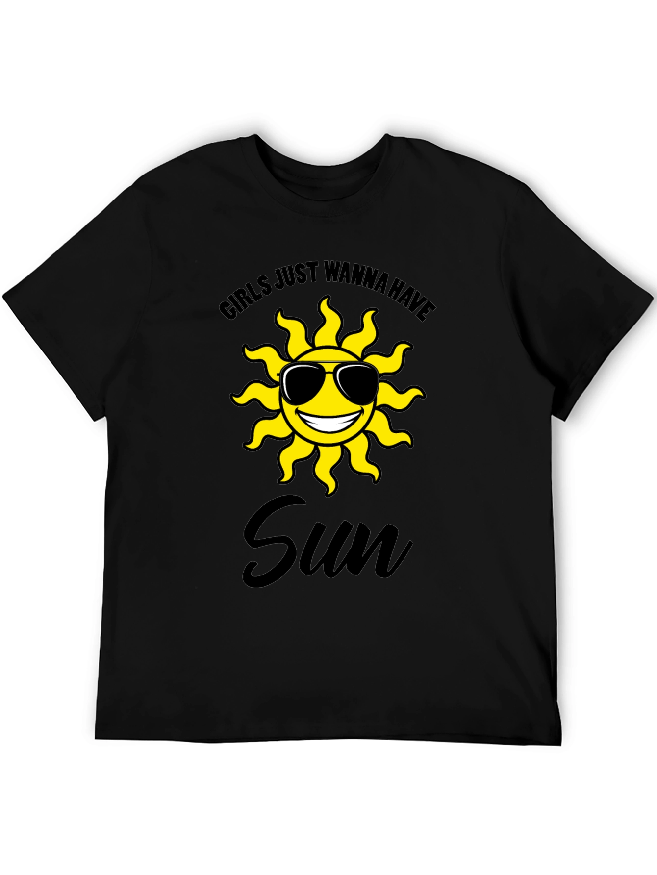 Girls Just Wanna Have Sun Graphic T-Shirt