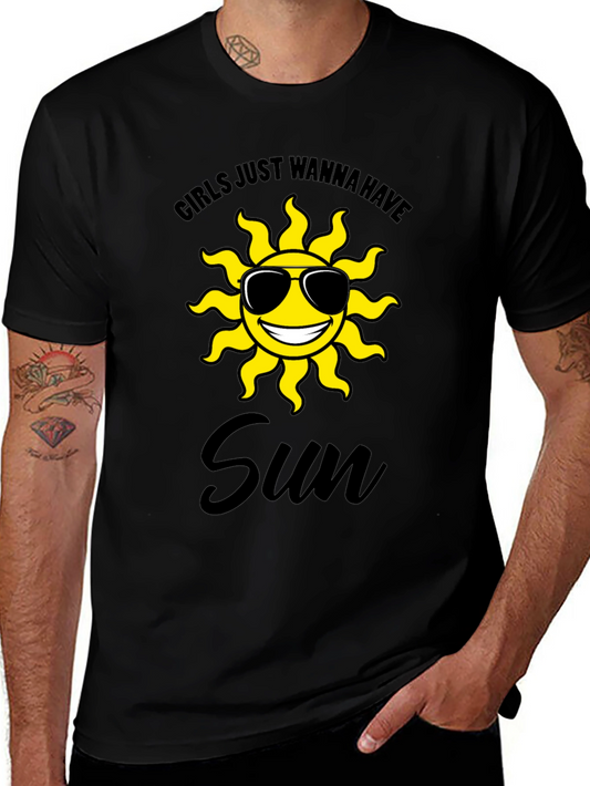 Girls Just Wanna Have Sun Graphic T-Shirt
