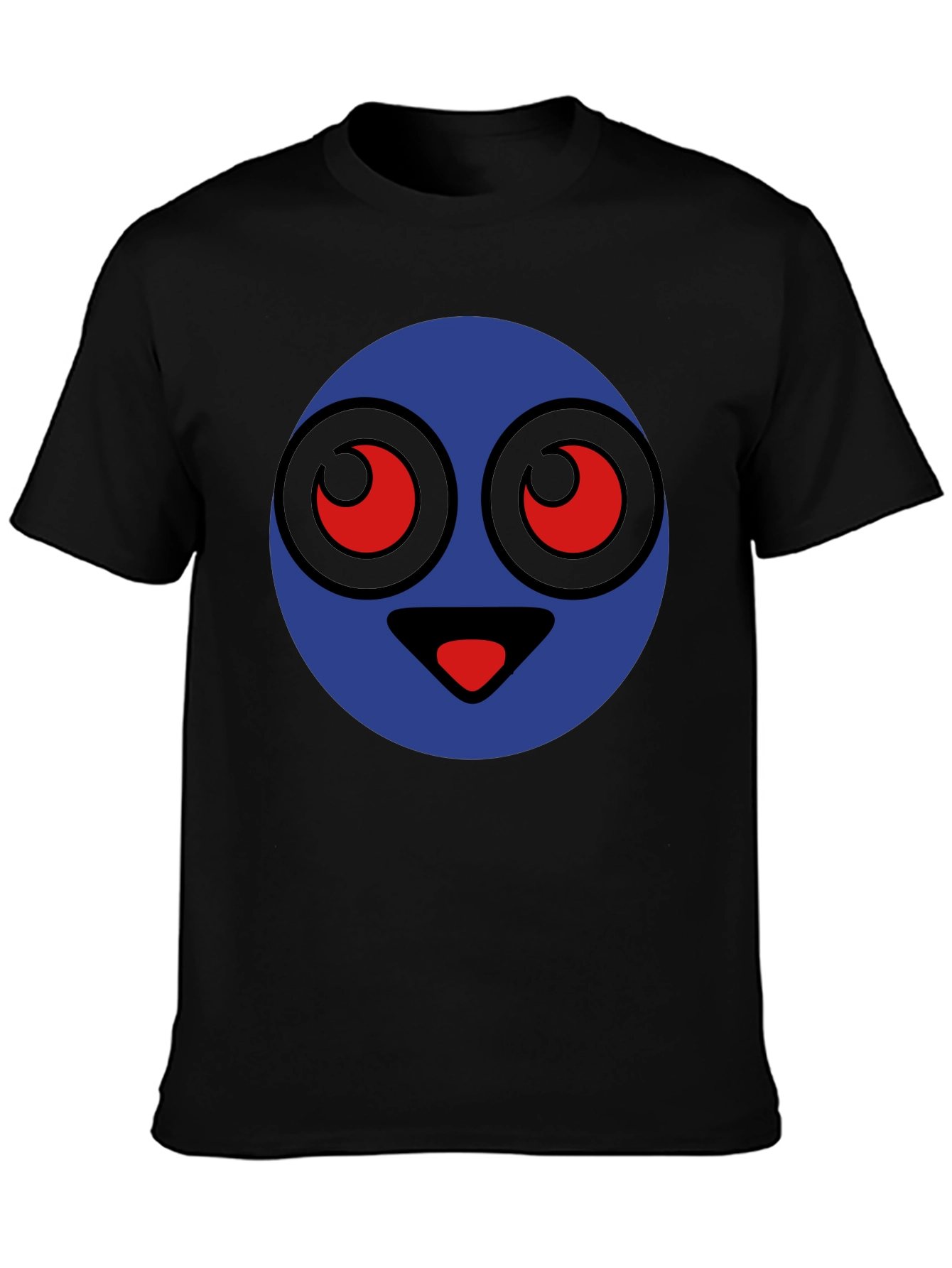 Funny Cartoon Face Graphic T-Shirt