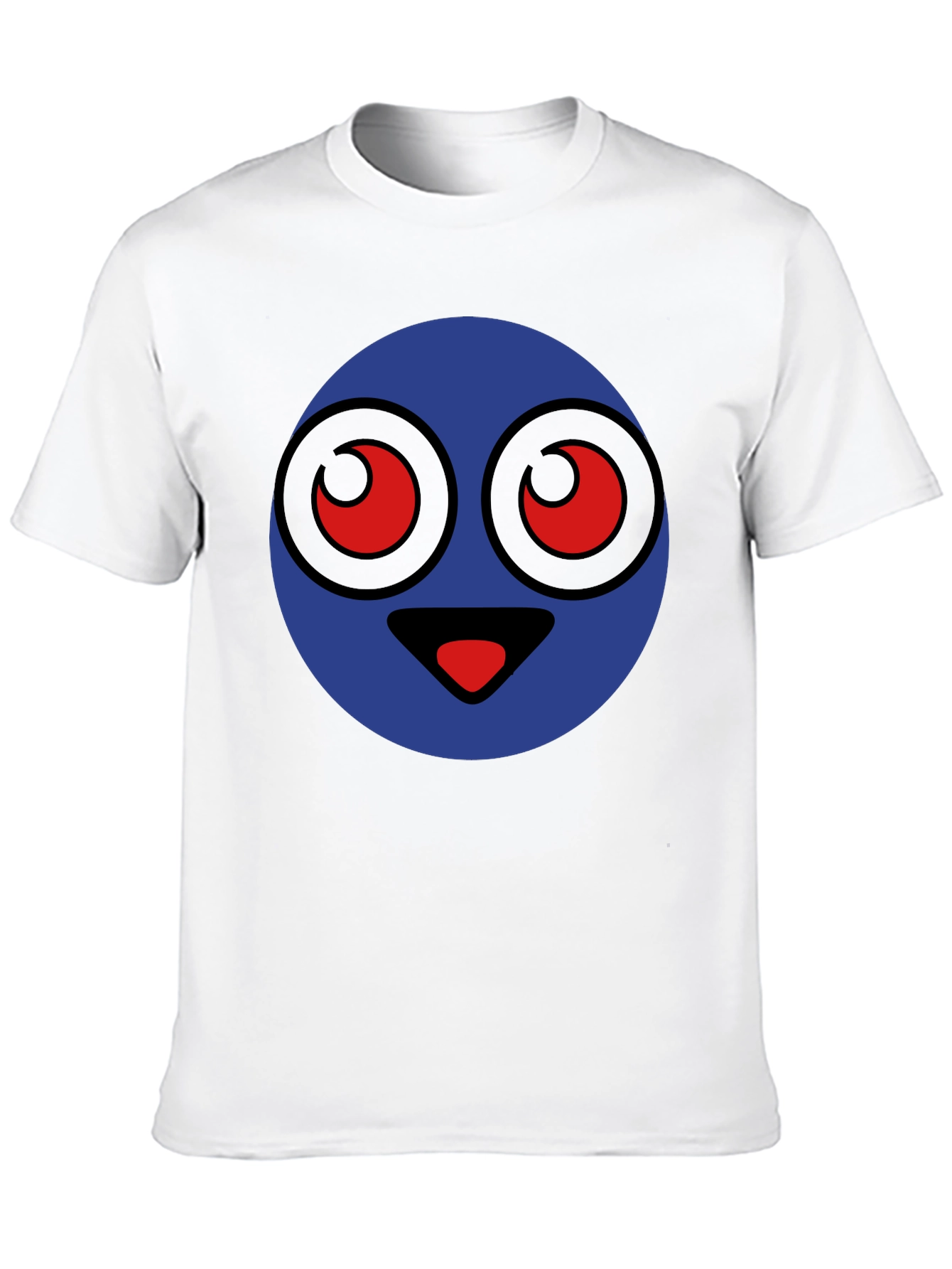 Funny Cartoon Face Graphic T-Shirt