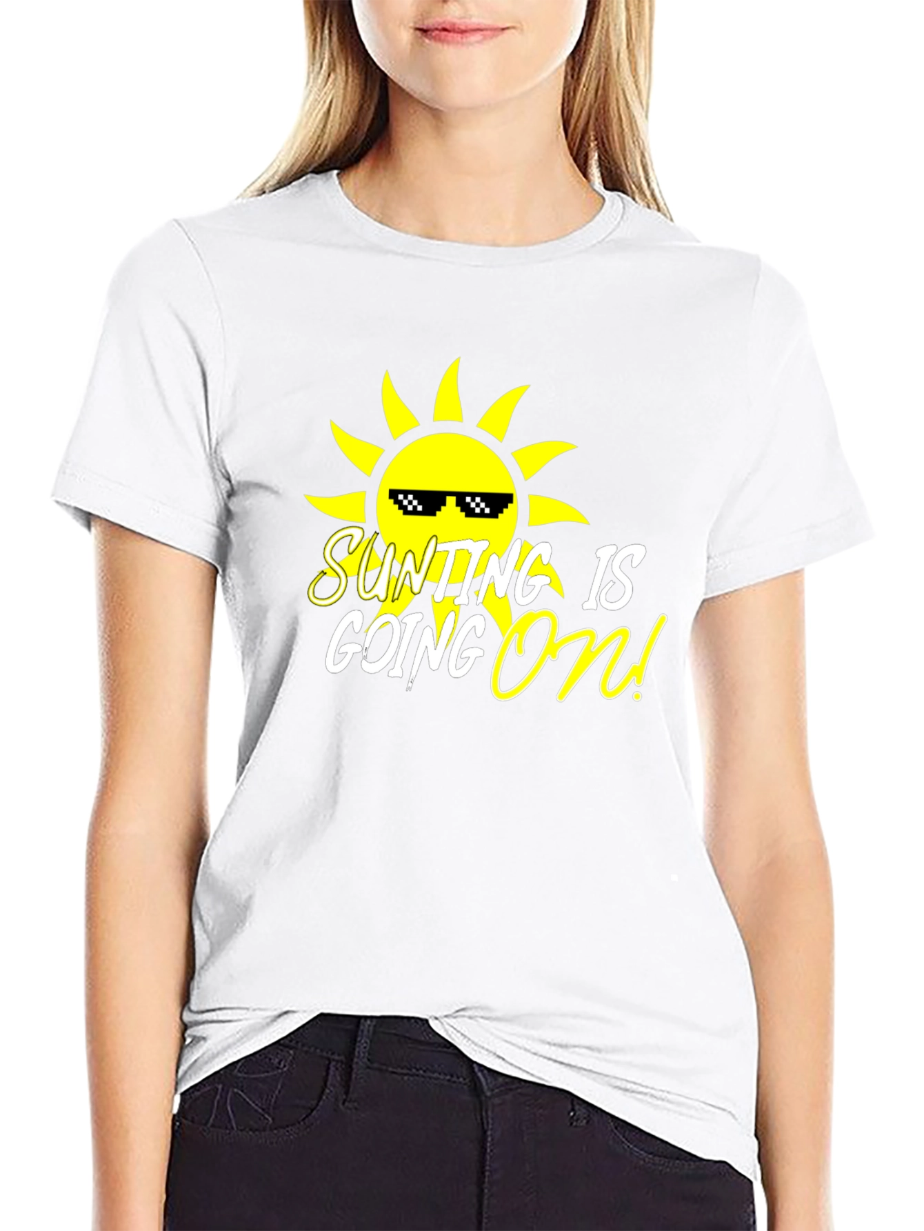 SUNTING IS GOING ON! T-Shirt - Black
