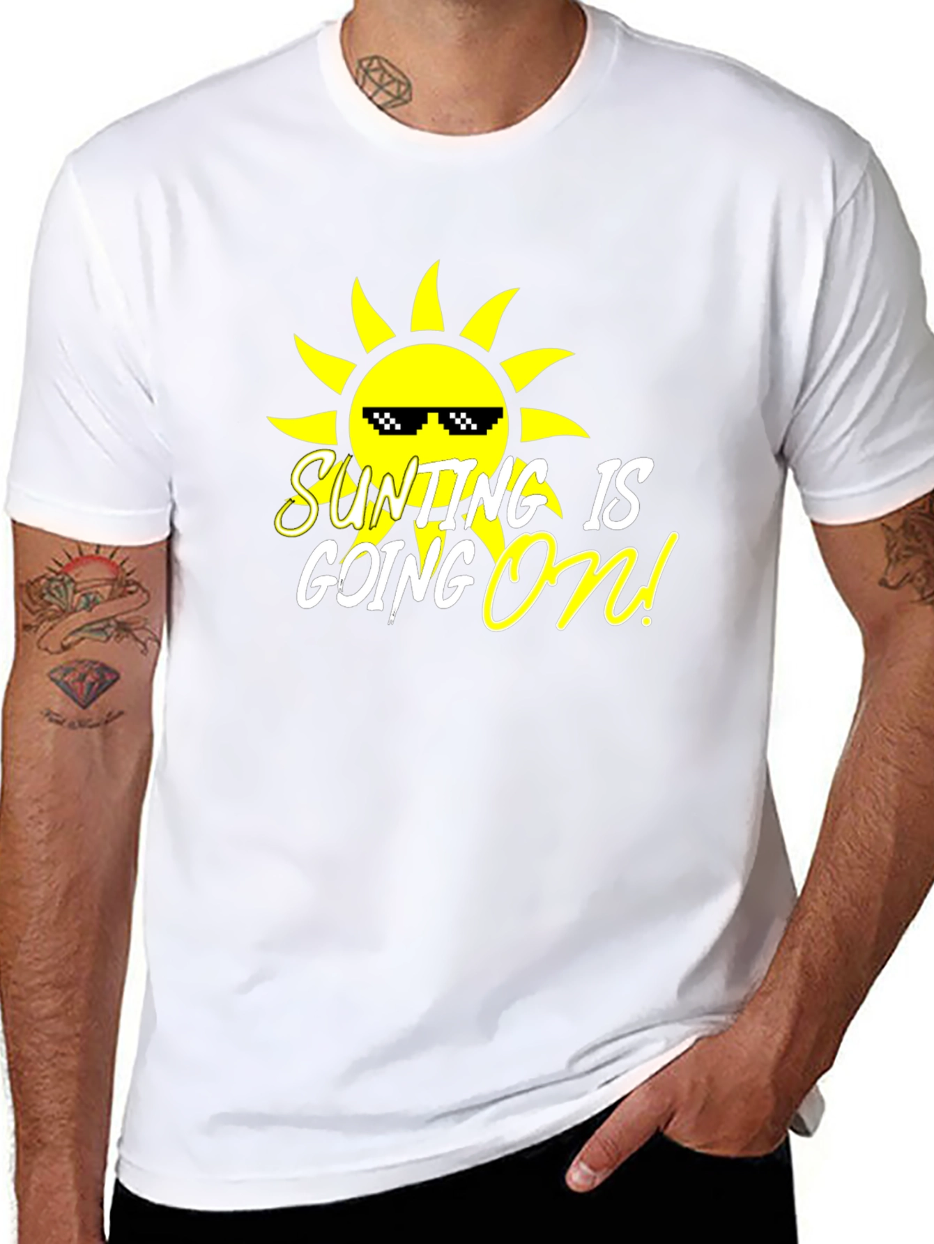 SUNTING IS GOING ON! T-Shirt - Black