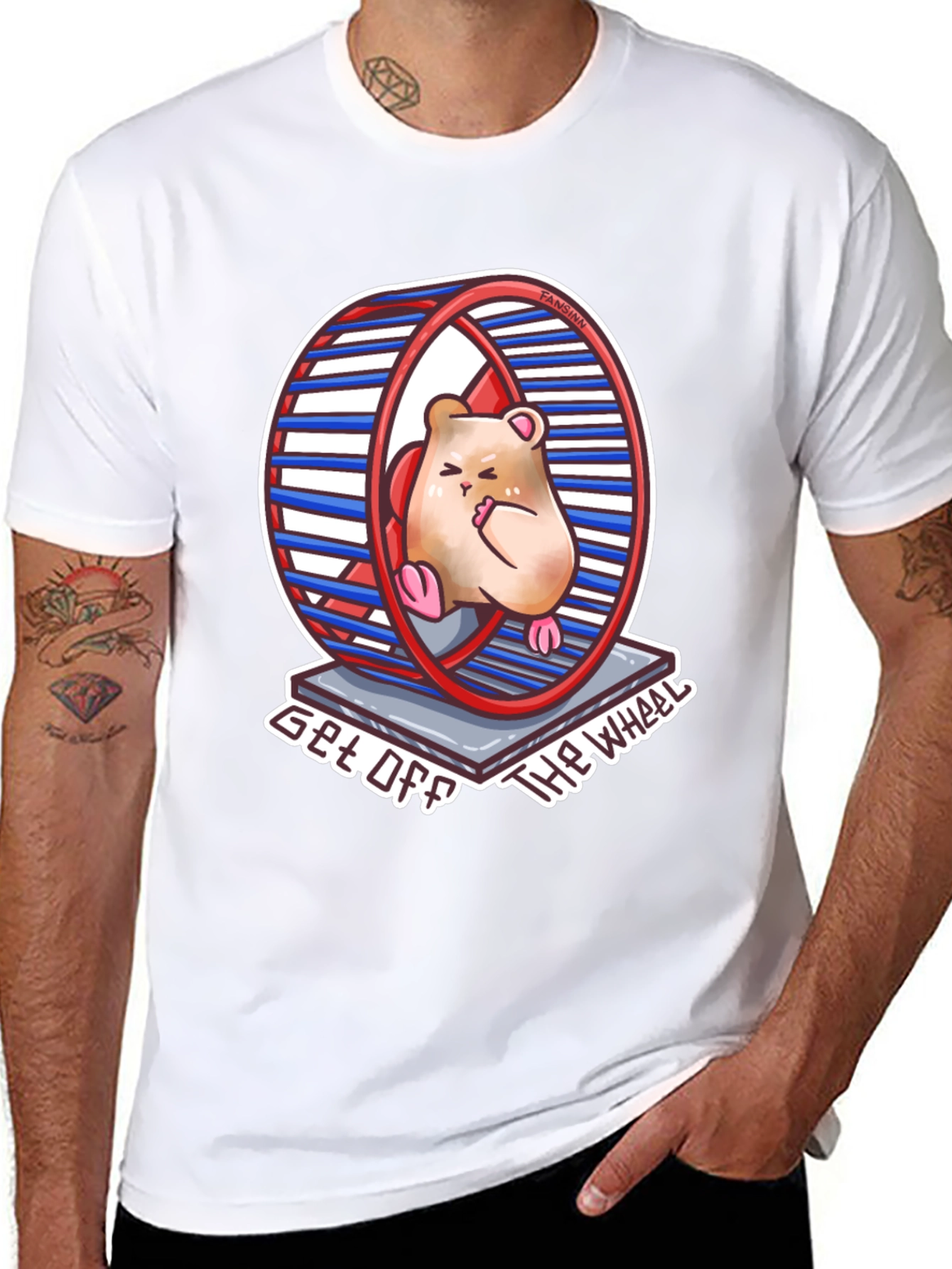 Hamster Wheel T-Shirt - Get Off The Wheel