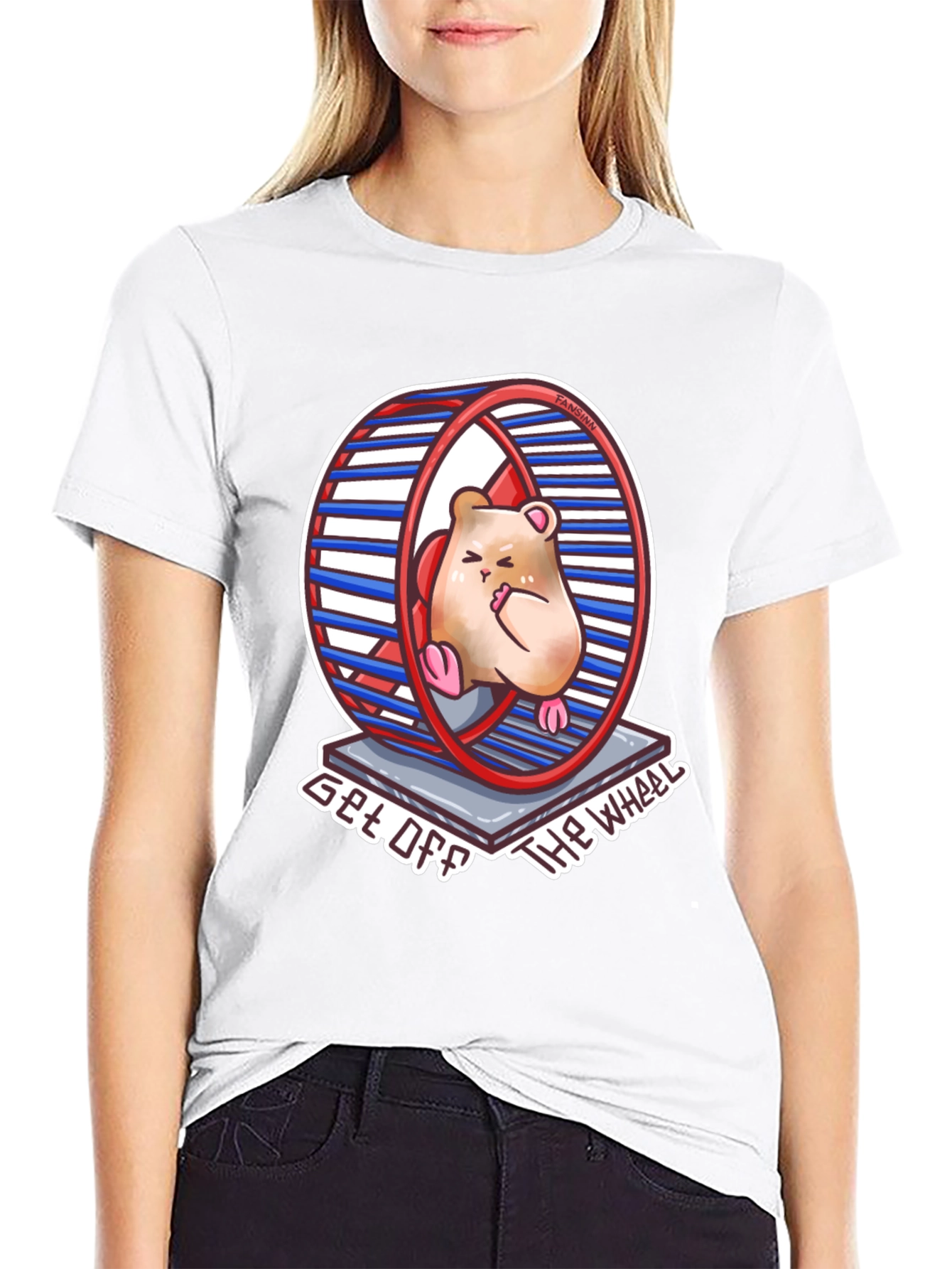 Hamster Wheel T-Shirt - Get Off The Wheel
