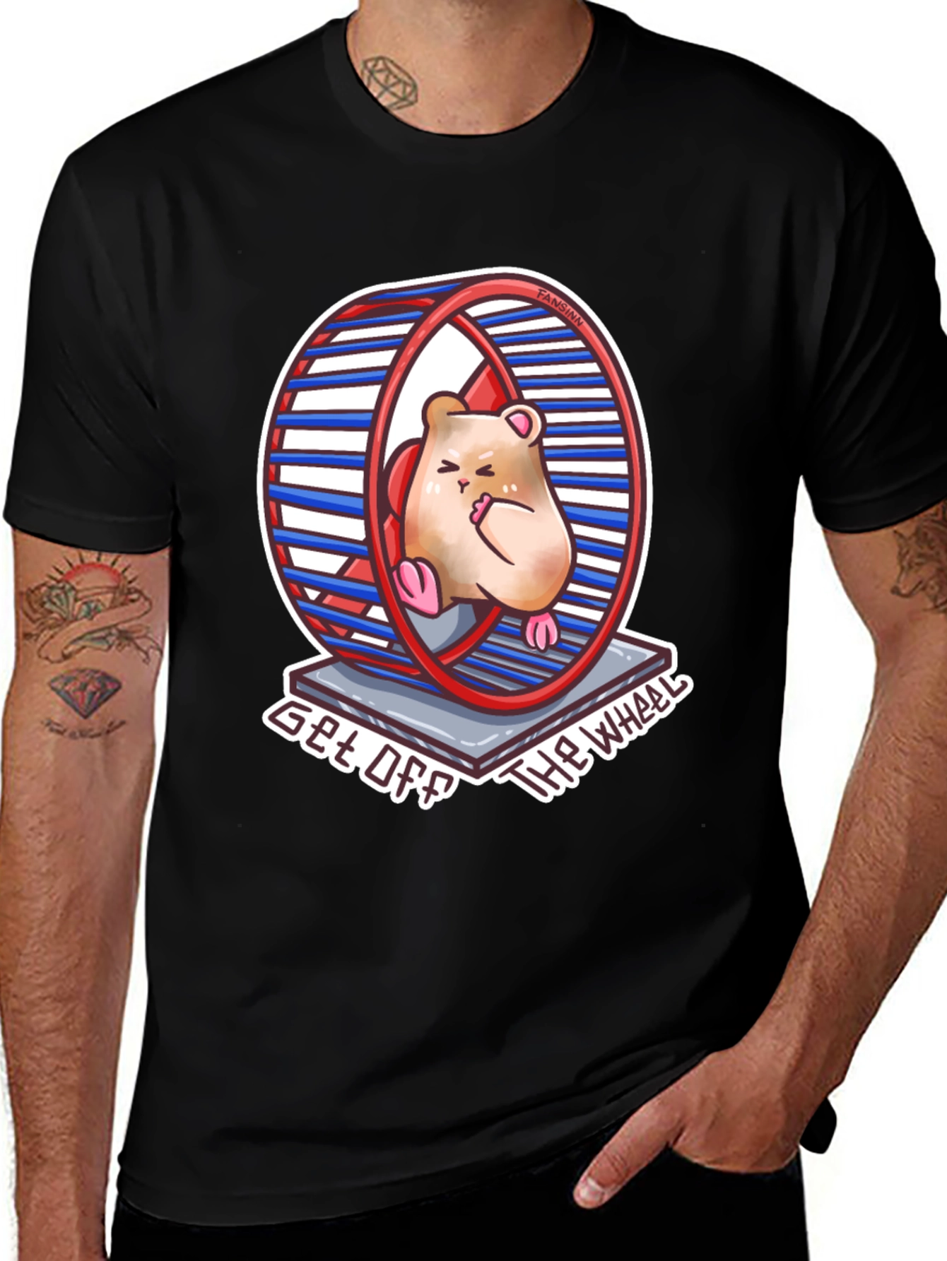 Hamster Wheel T-Shirt - Get Off The Wheel