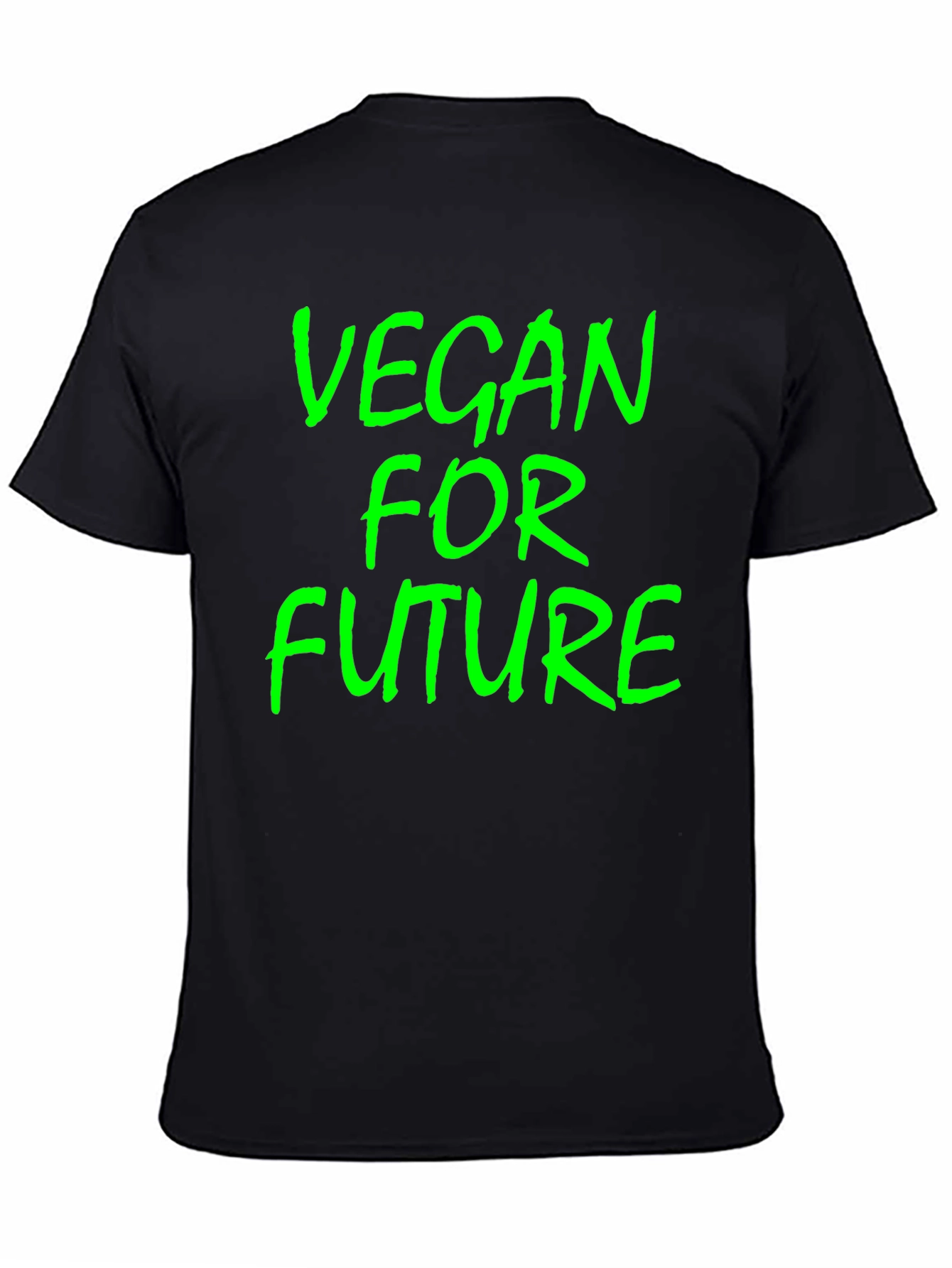 Vegan for Future Graphic Tee - Black