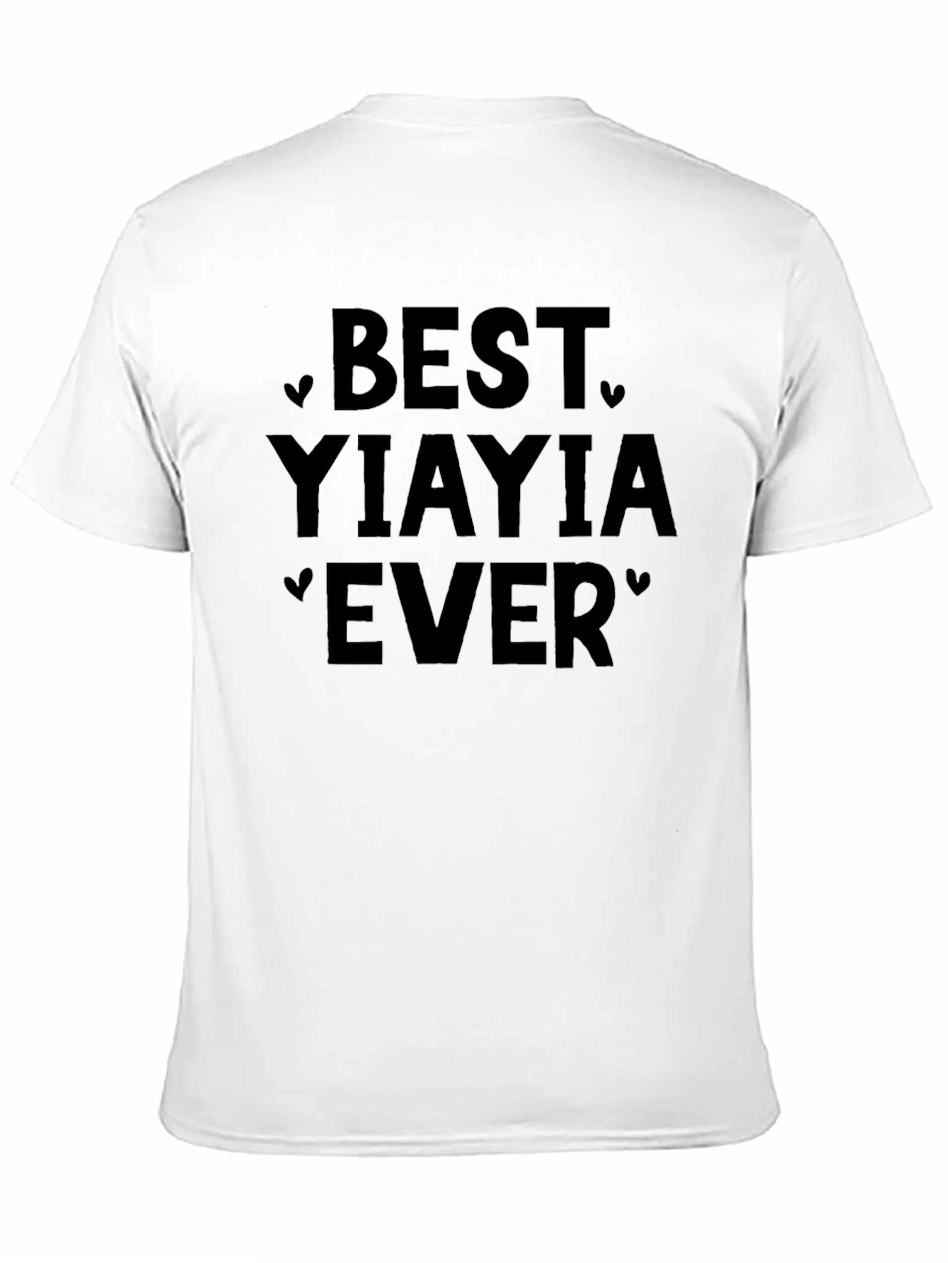 Best Yiayia Ever T-Shirt - Black