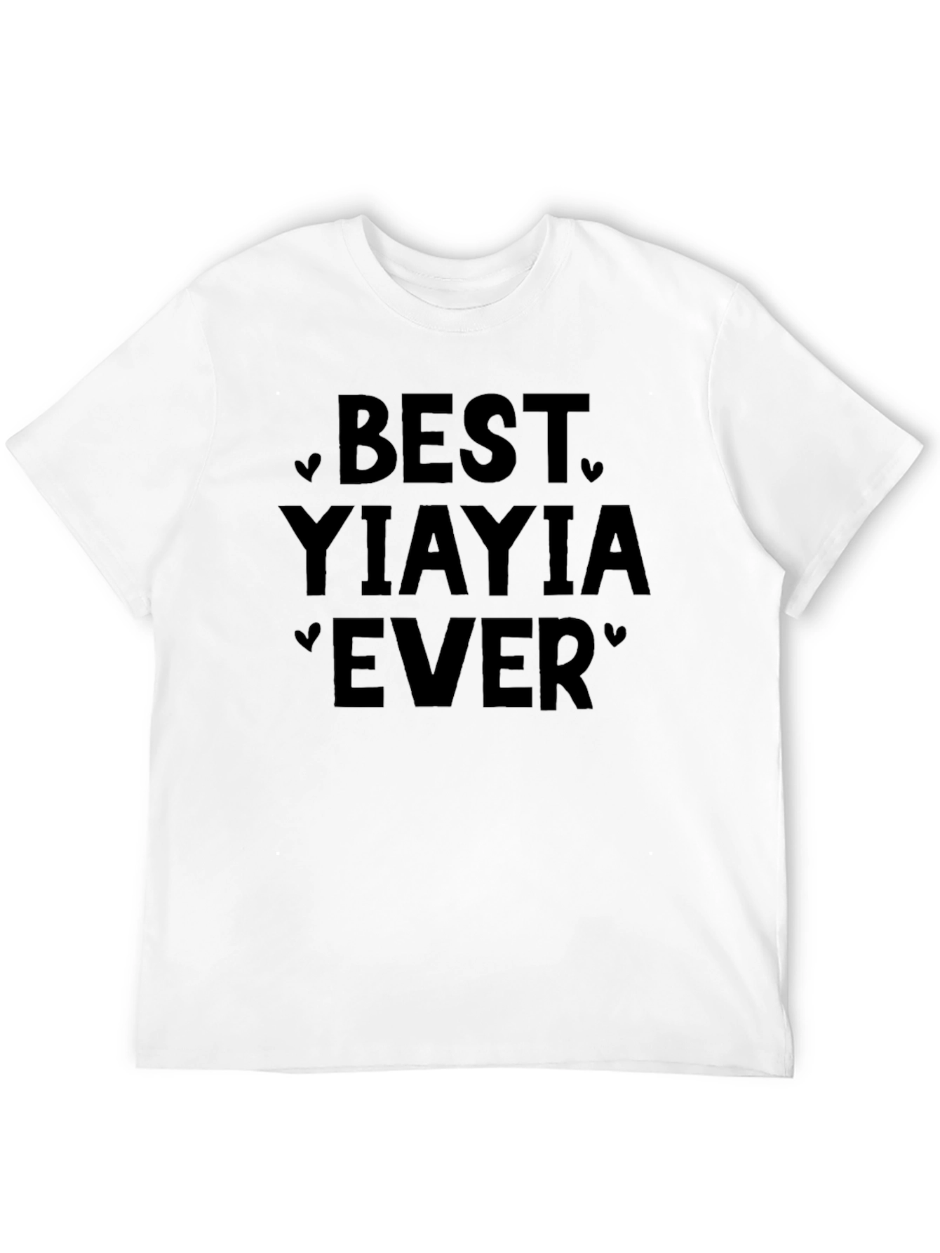 Best Yiayia Ever T-Shirt - Black