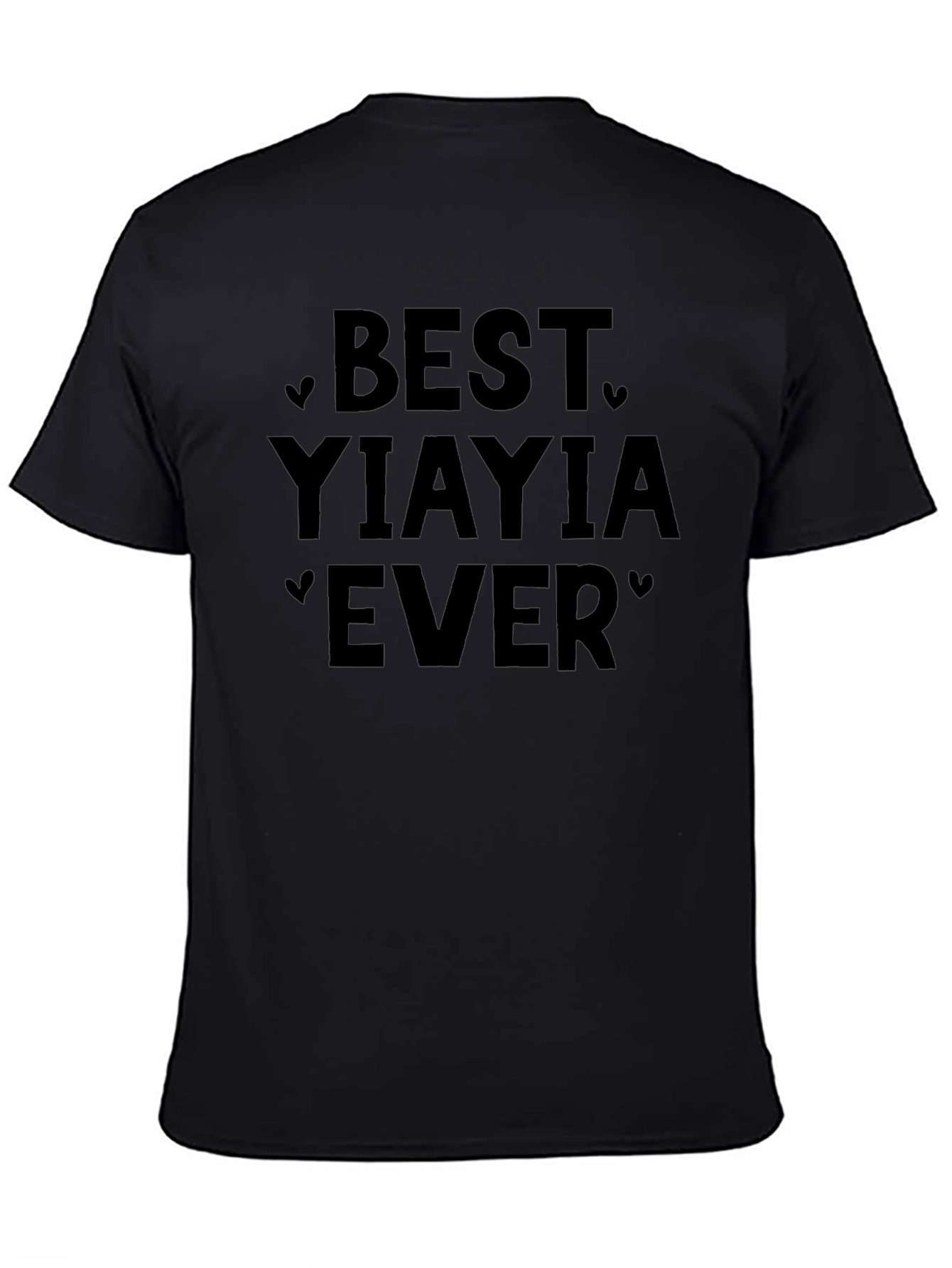 Best Yiayia Ever T-Shirt - Black