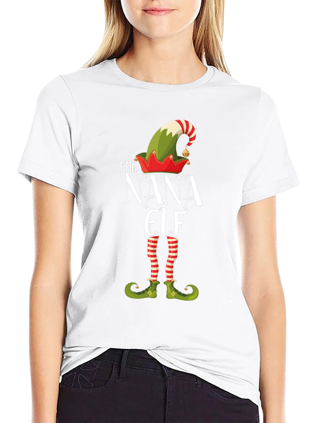 The Nana Elf Christmas T-Shirt