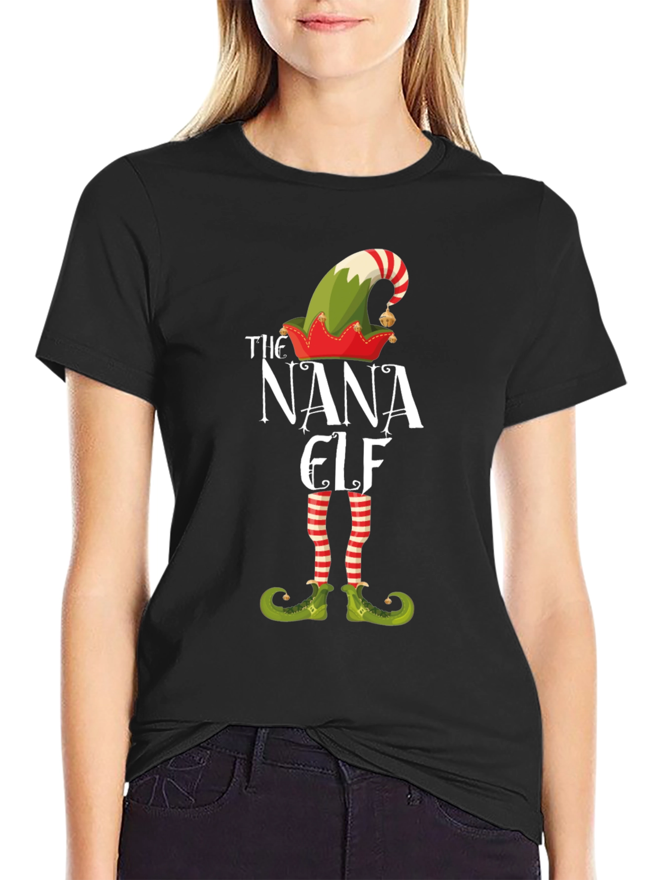 The Nana Elf Christmas T-Shirt
