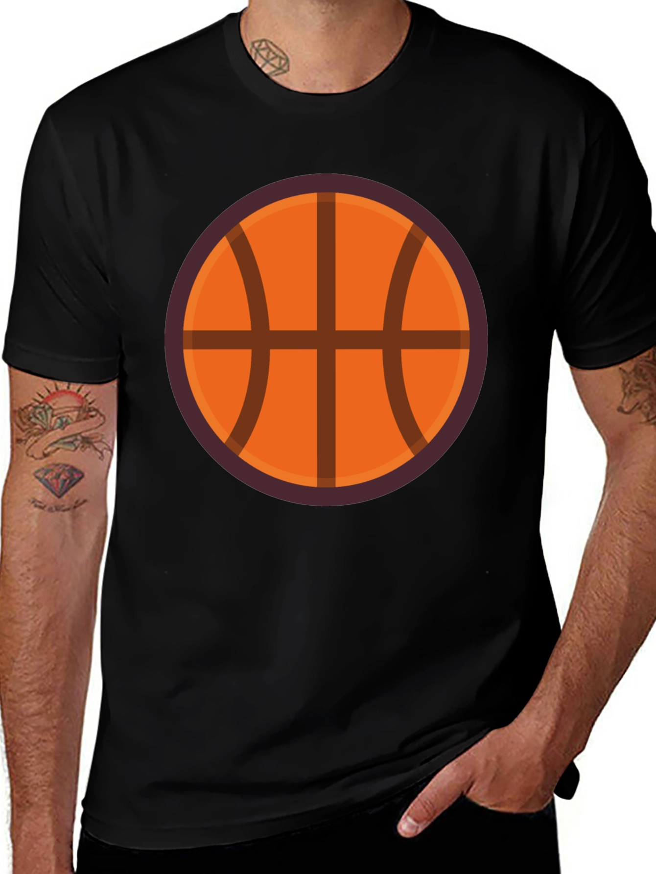 Basketball Graphic Tee - Classic Style