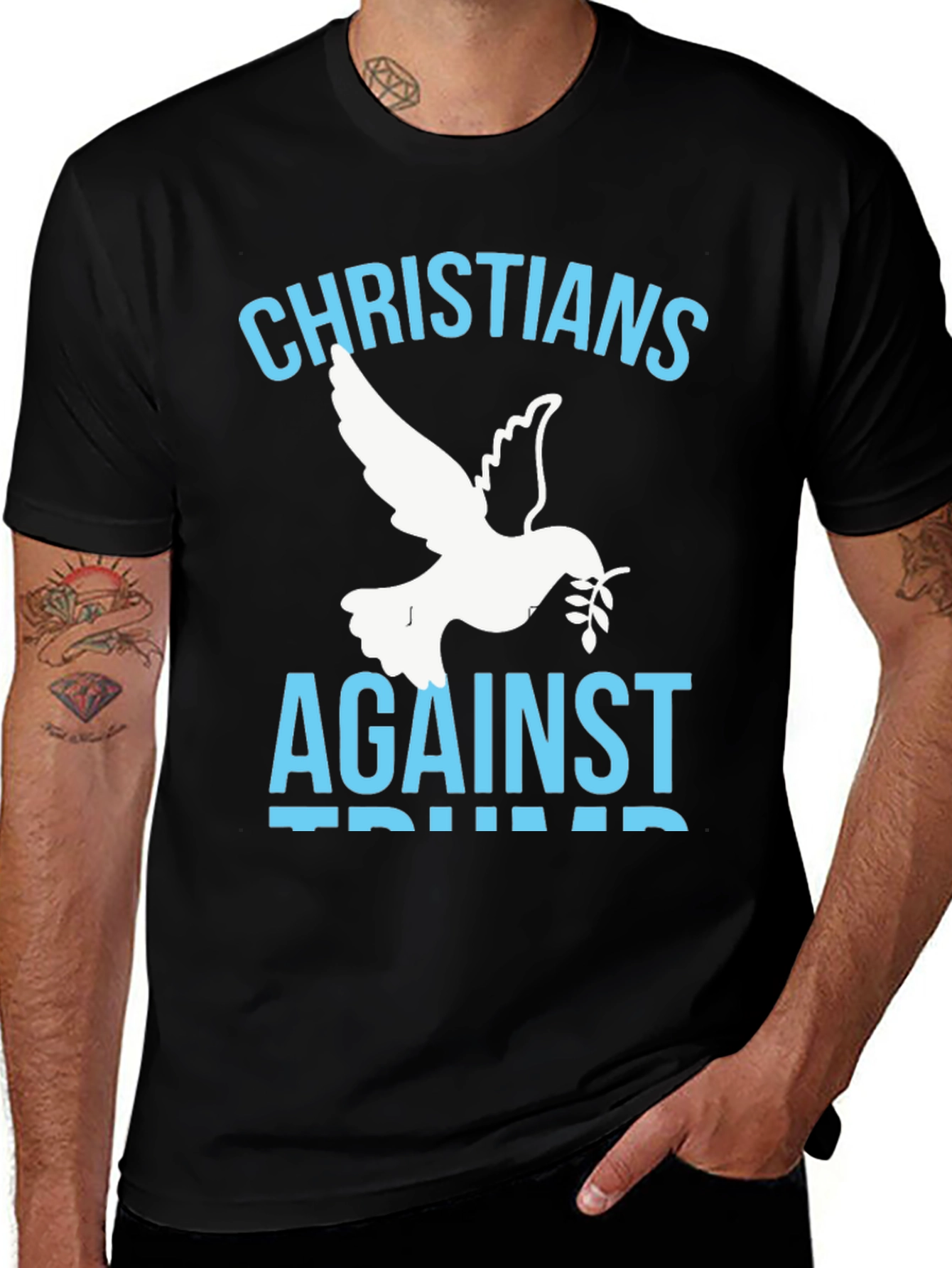 Christians Against Trump Graphic Tee