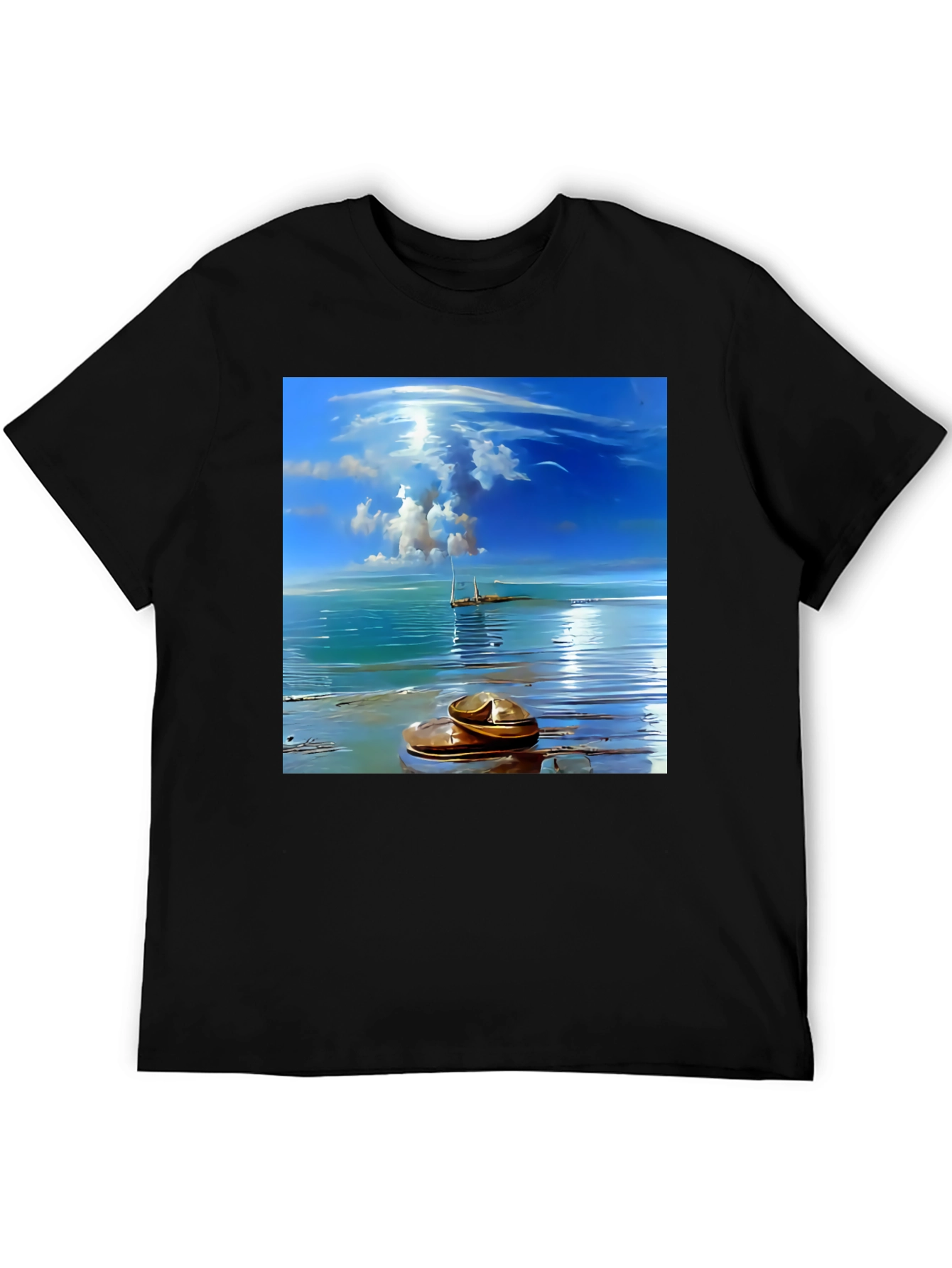 Ocean View Graphic Tee - Stylish Comfort