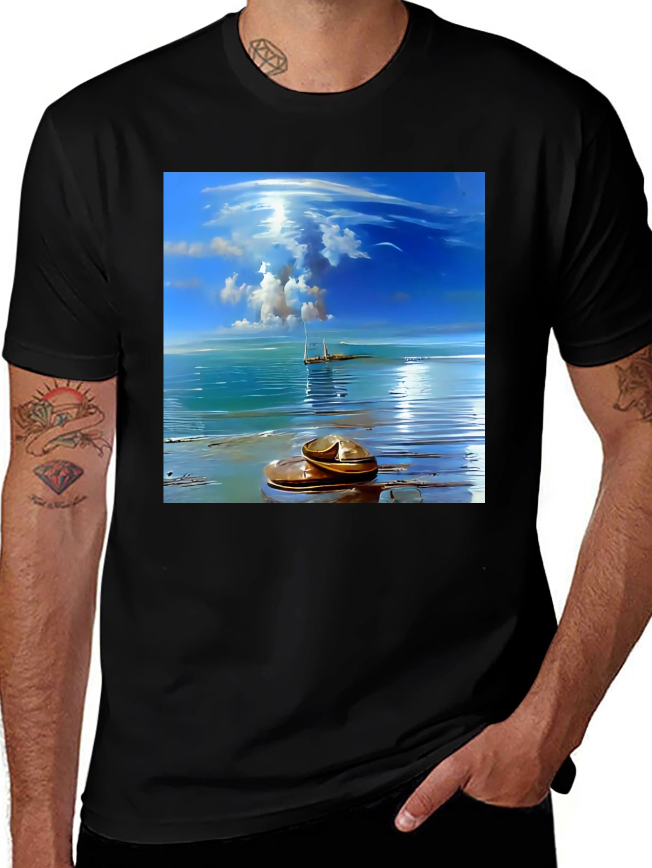 Ocean View Graphic Tee - Stylish Comfort