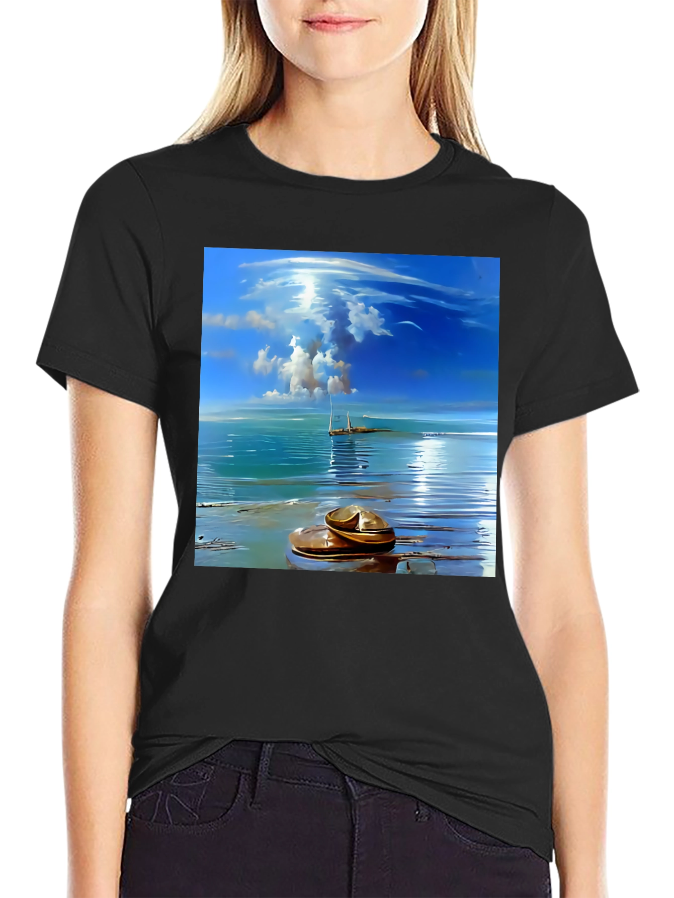 Ocean View Graphic Tee - Stylish Comfort