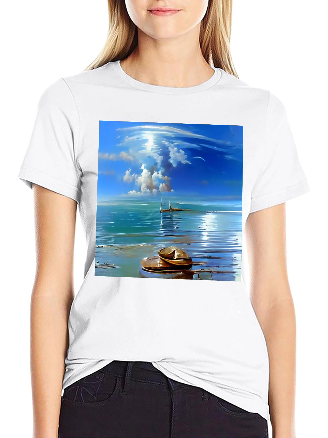 Ocean View Graphic Tee - Stylish Comfort