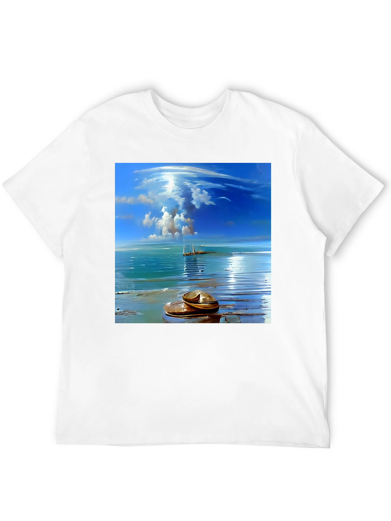 Ocean View Graphic Tee - Stylish Comfort