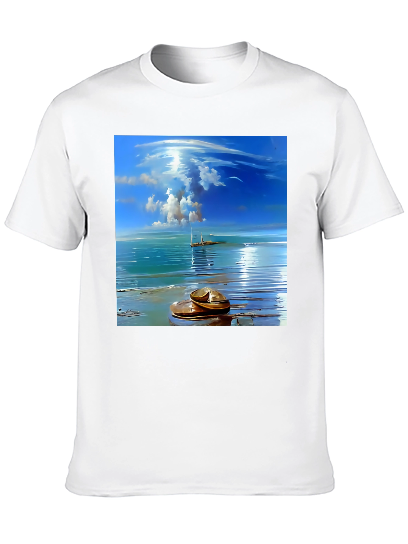 Ocean View Graphic Tee - Stylish Comfort
