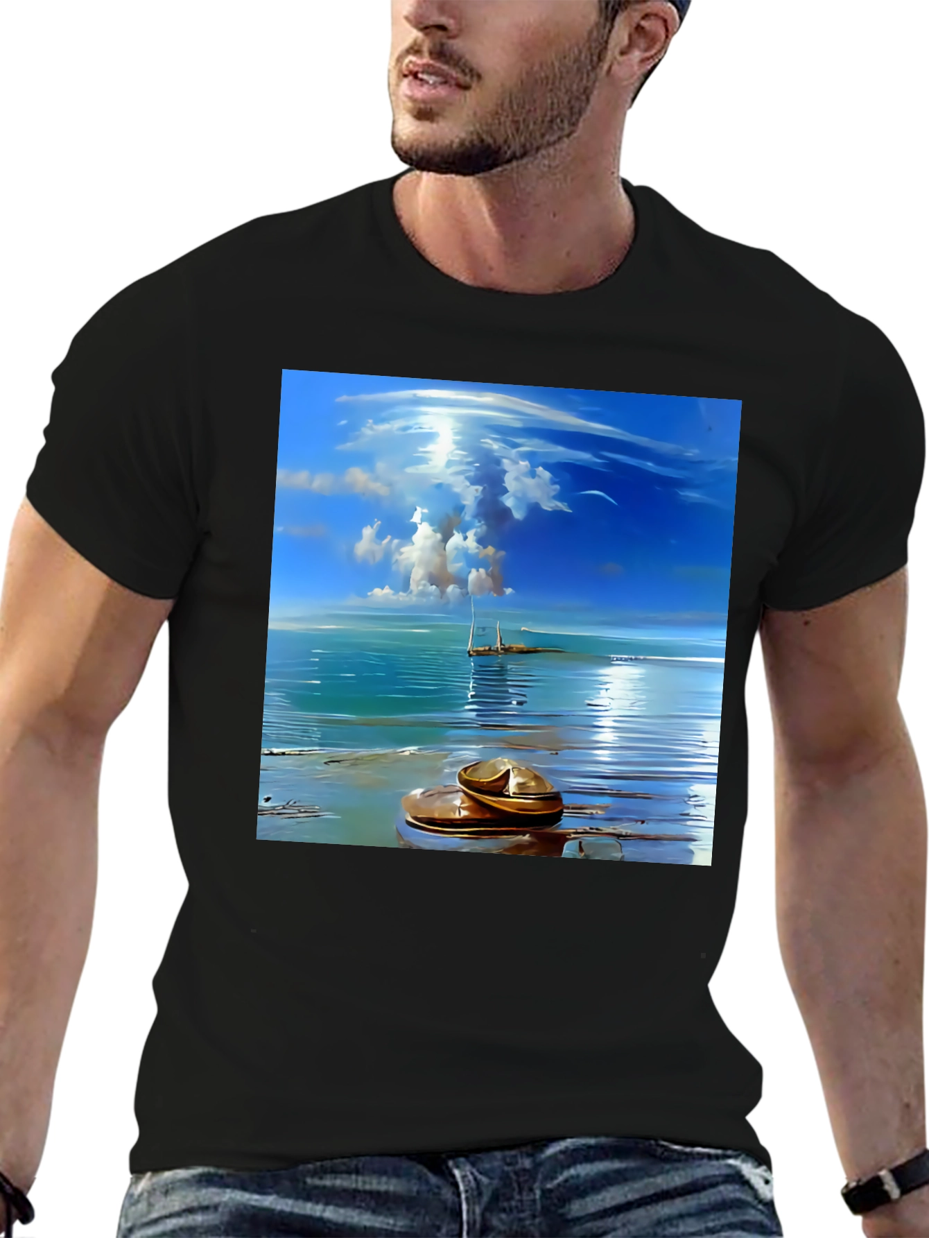 Ocean View Graphic Tee - Stylish Comfort