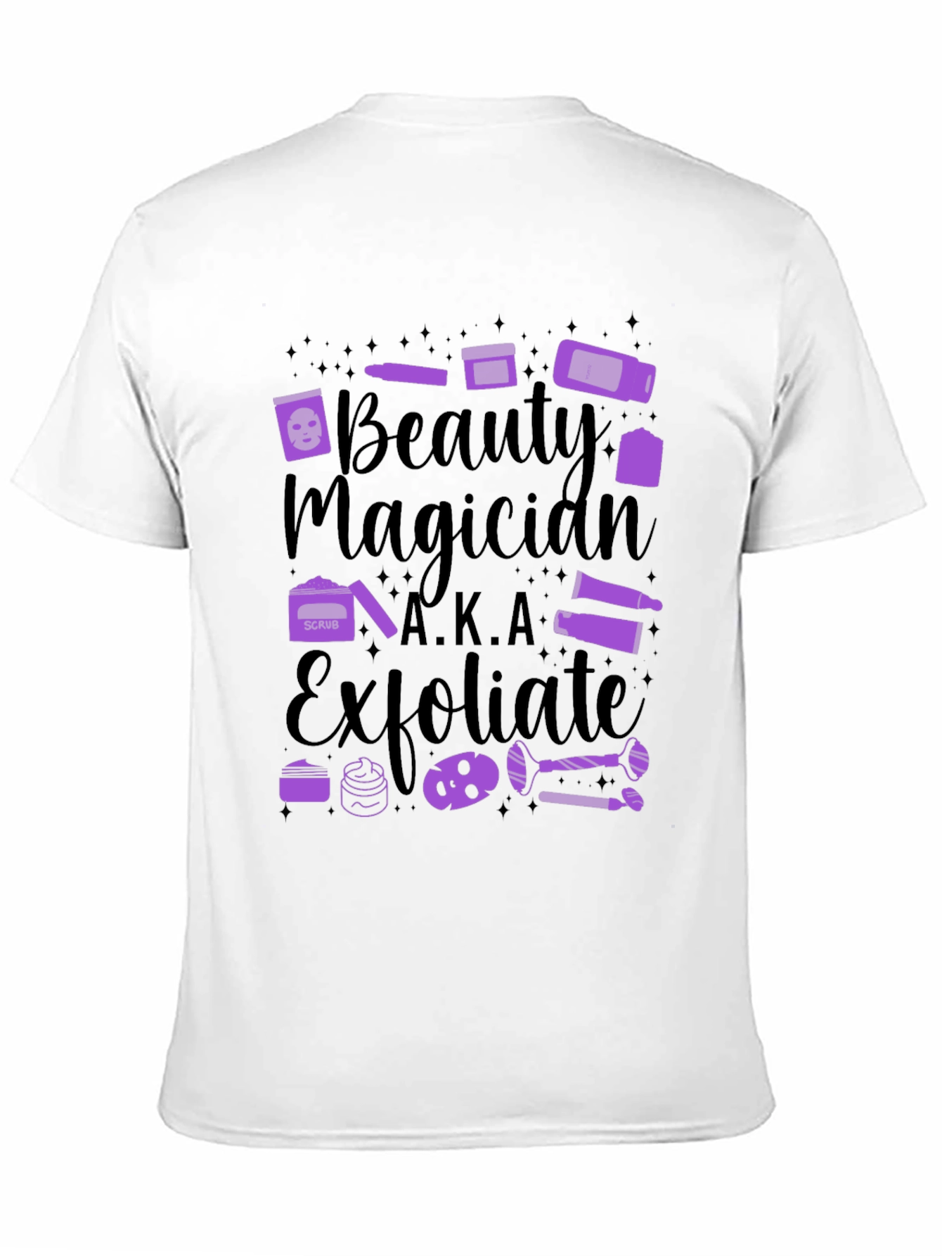 Beauty Magician A.K.A. Exfoliate Black Tee