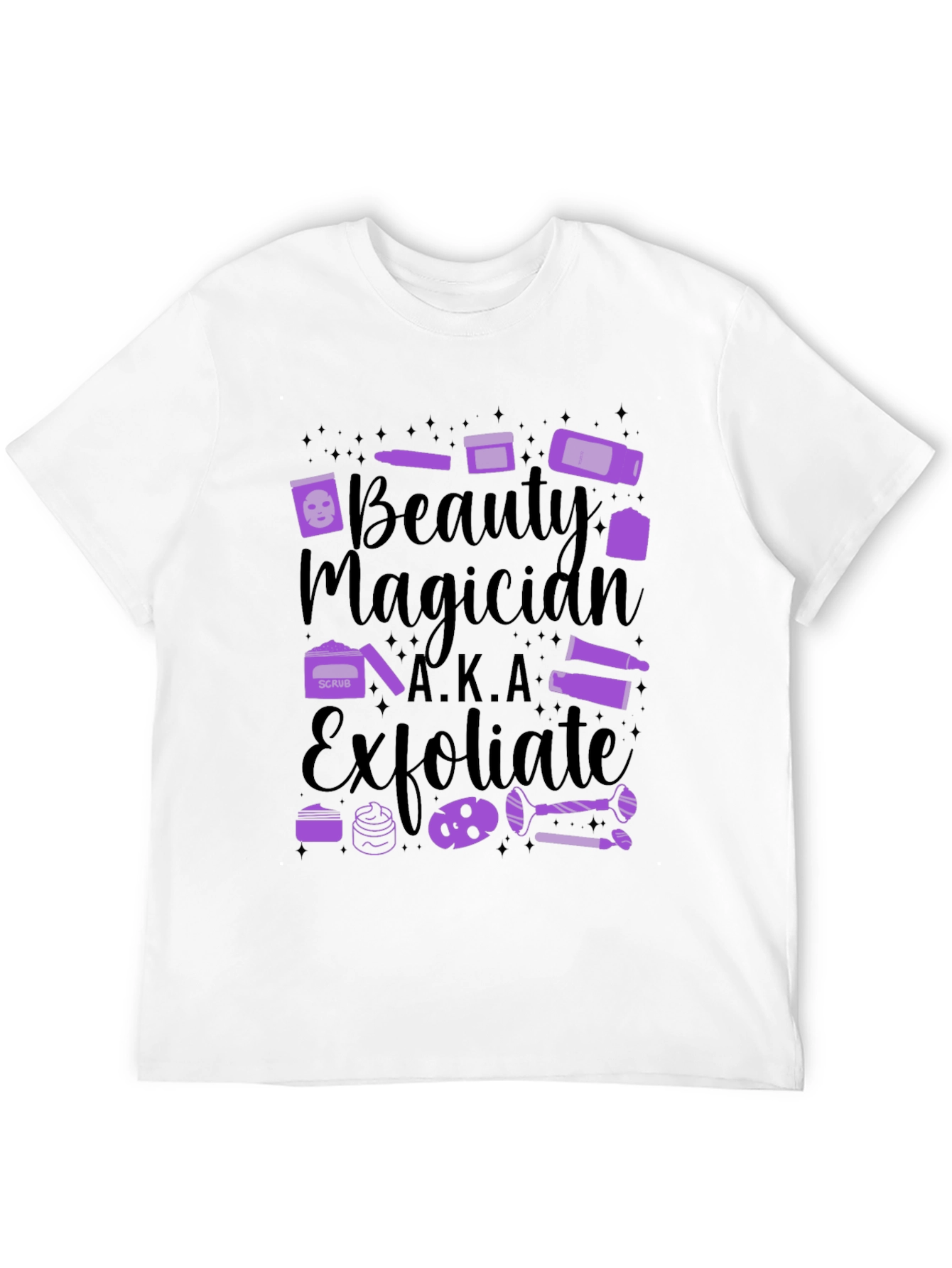 Beauty Magician A.K.A. Exfoliate Black Tee