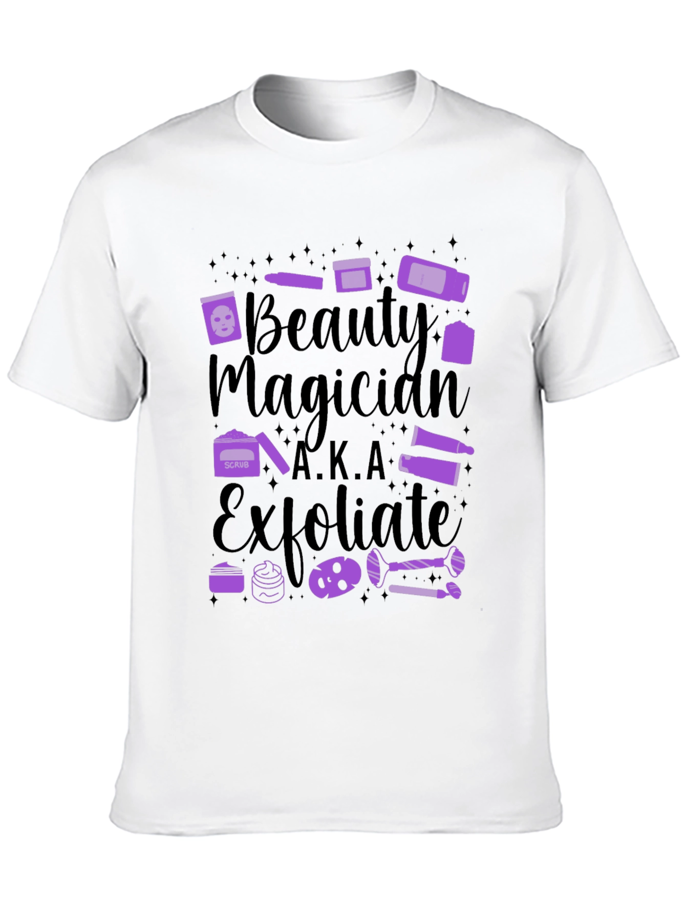 Beauty Magician A.K.A. Exfoliate Black Tee