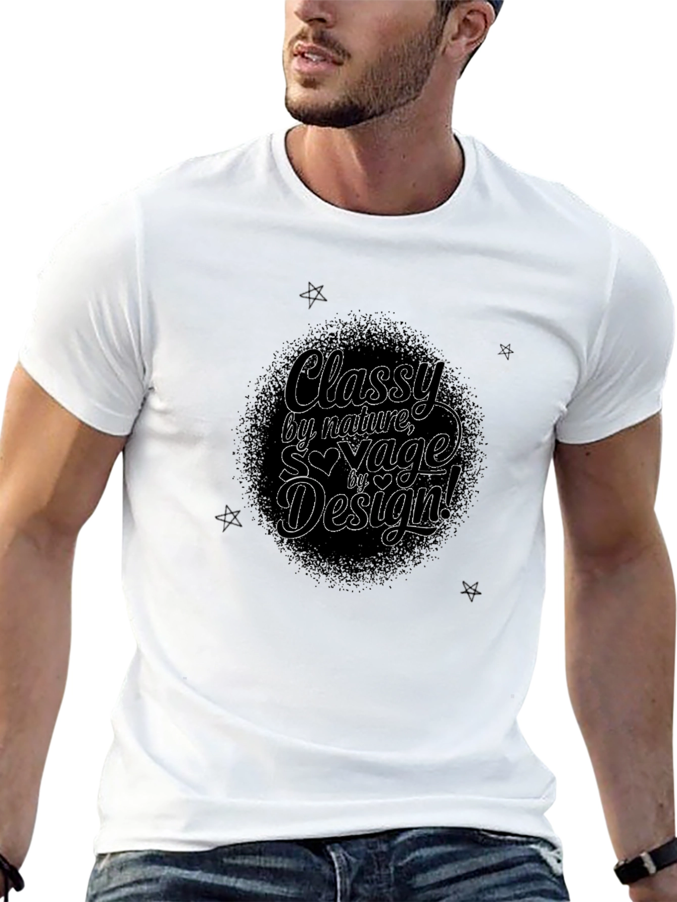 Classy by Nature Graphic Tee - Black