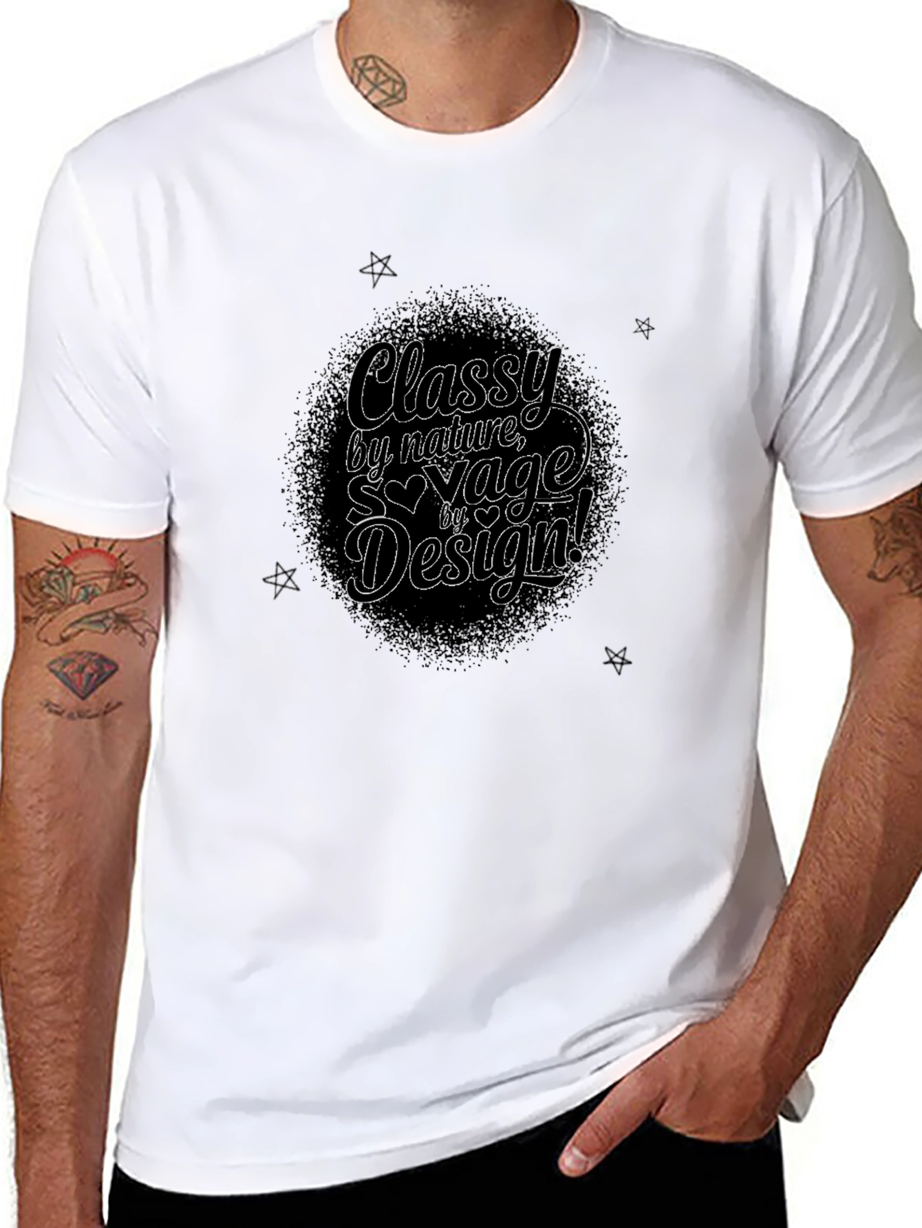Classy by Nature Graphic Tee - Black