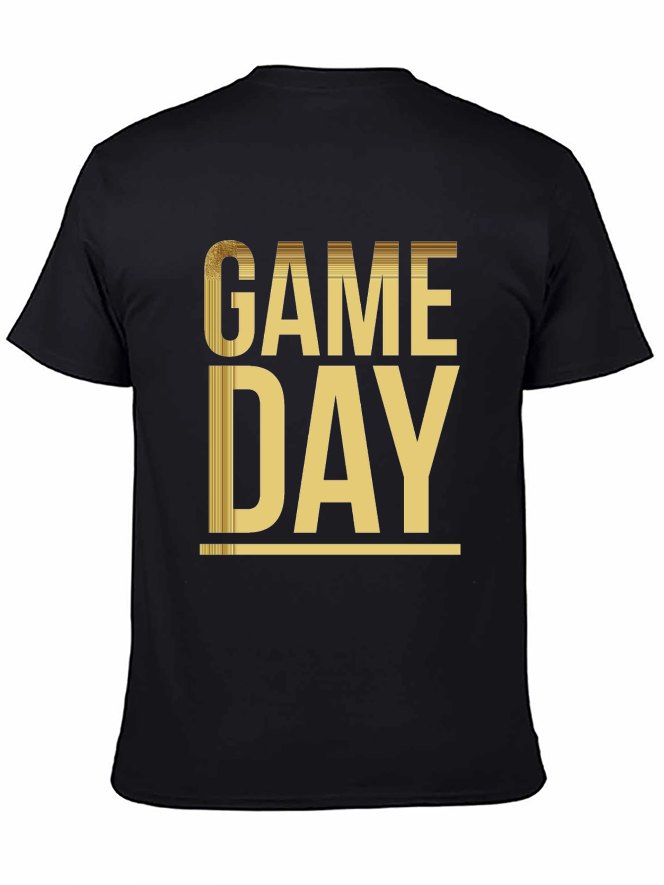 Game Day Black Graphic Tee
