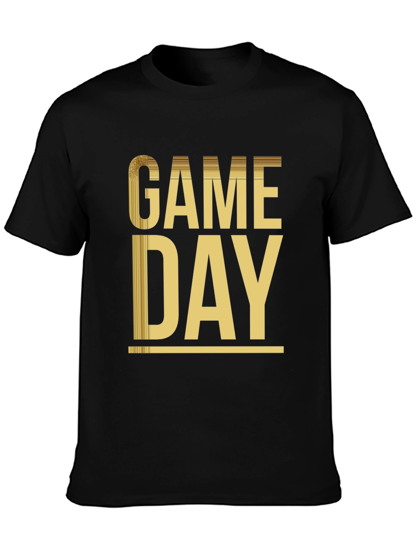 Game Day Black Graphic Tee