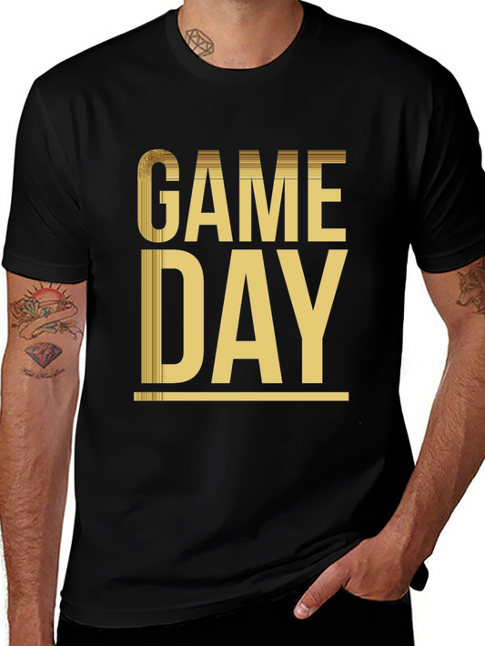 Game Day Black Graphic Tee