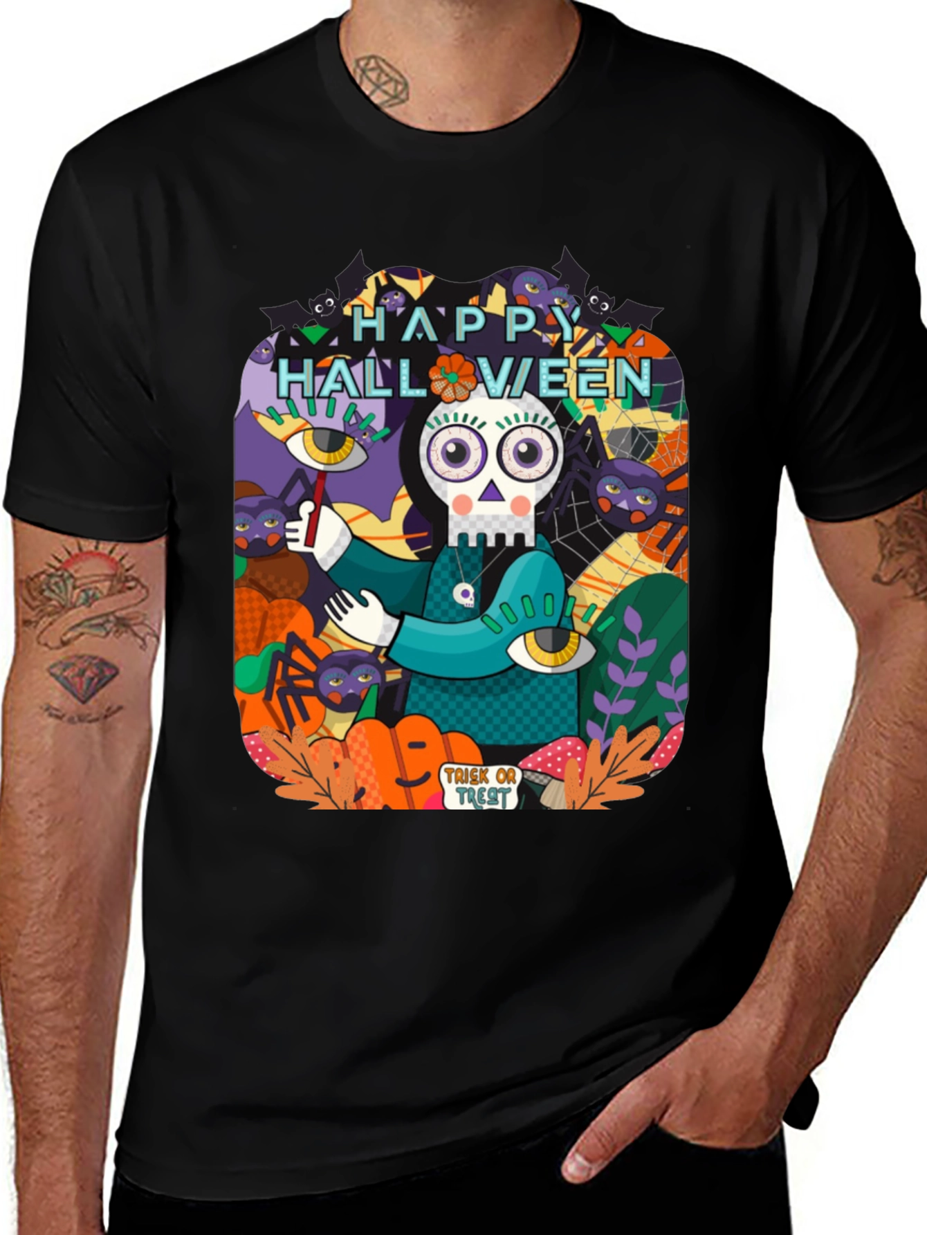 Halloween Graphic Tee - Spooky Season Apparel