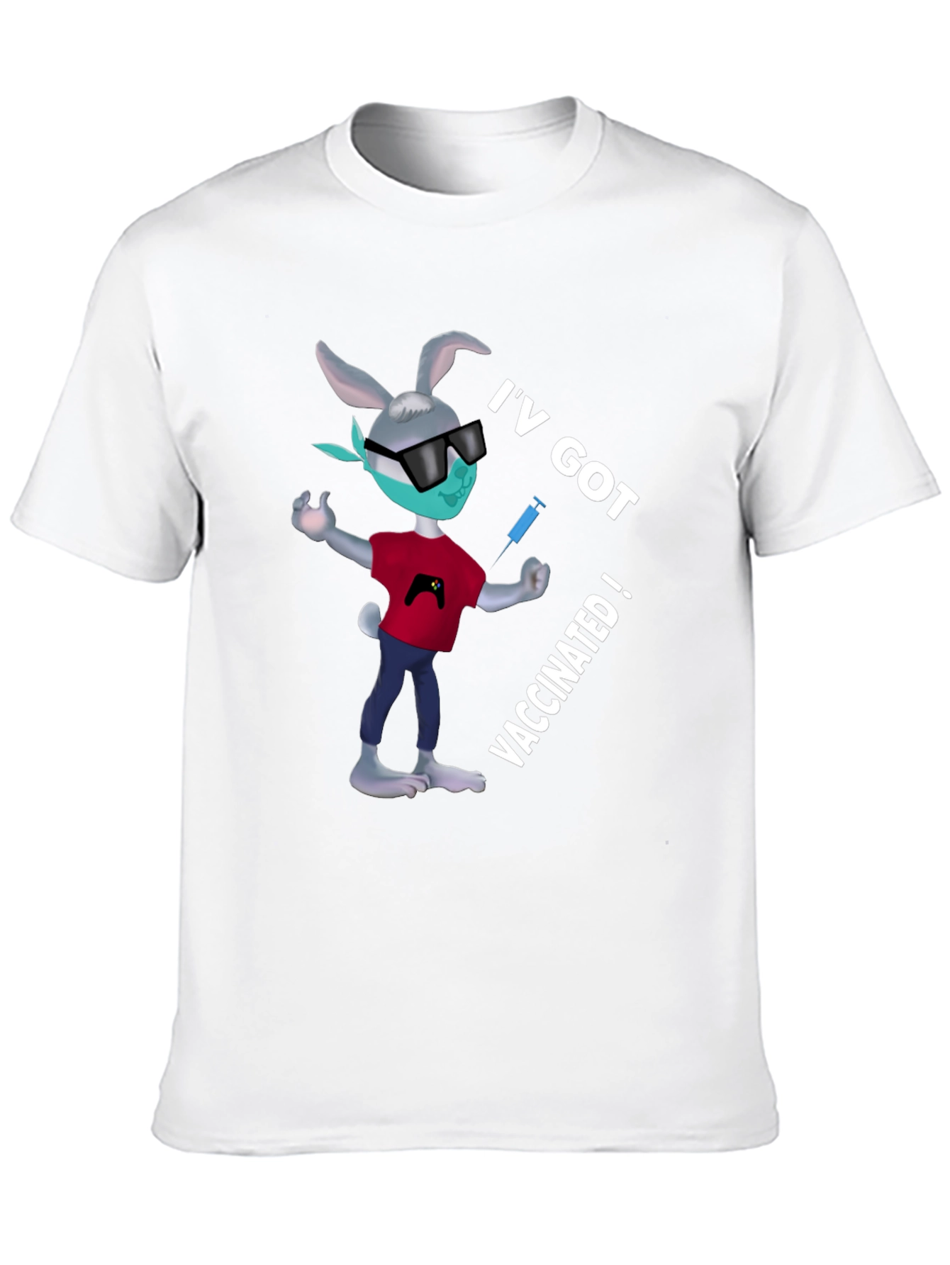 Vaccinated Bunny T-Shirt