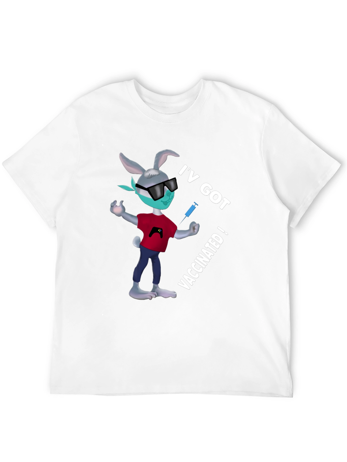 Vaccinated Bunny T-Shirt