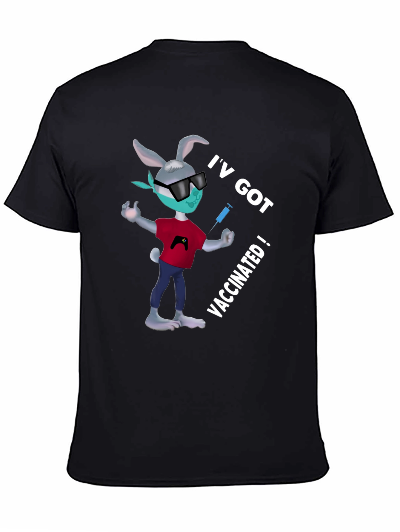 Vaccinated Bunny T-Shirt