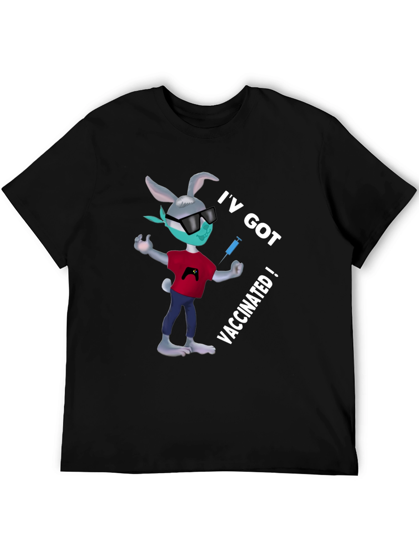 Vaccinated Bunny T-Shirt
