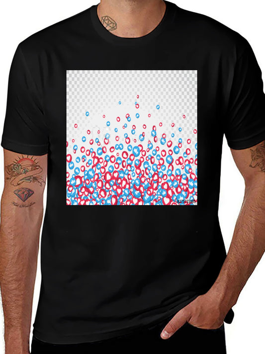 Social Media Like T-Shirt - Black Crew Neck Tee