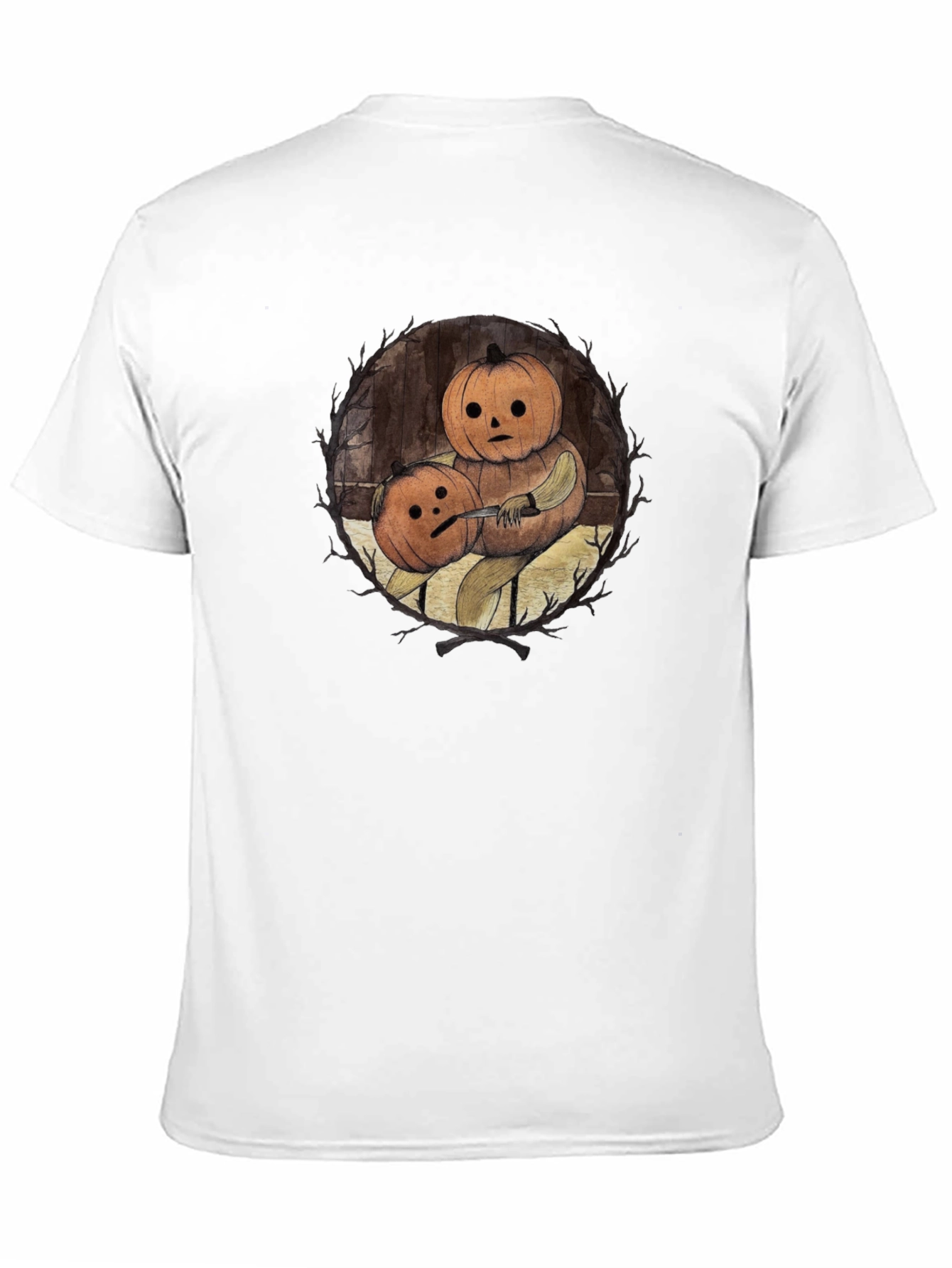 Pumpkin Head T-Shirt - Halloween Spooky Tee