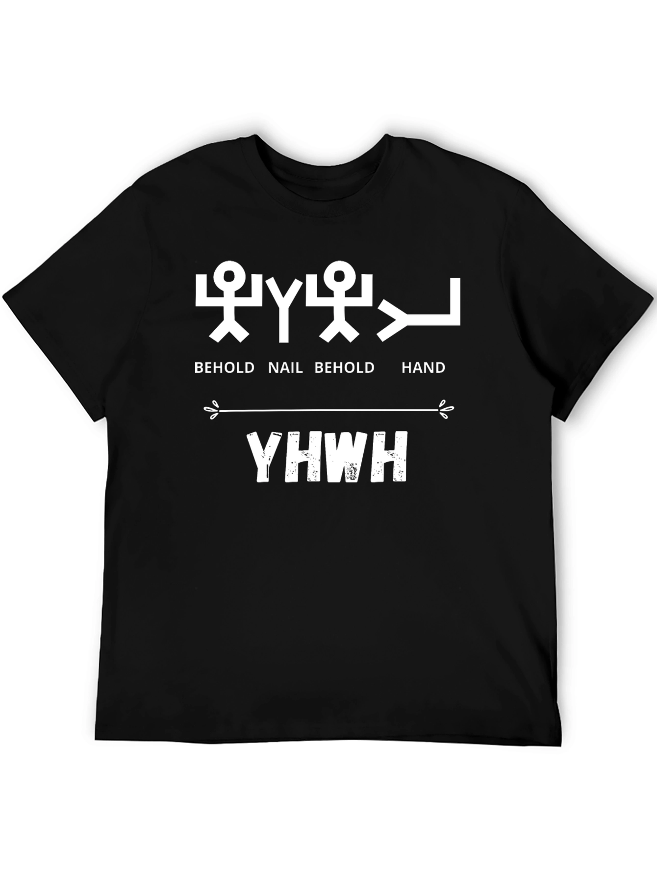 YWHW Pictograph Shirt - Behold Nail Behold Hand