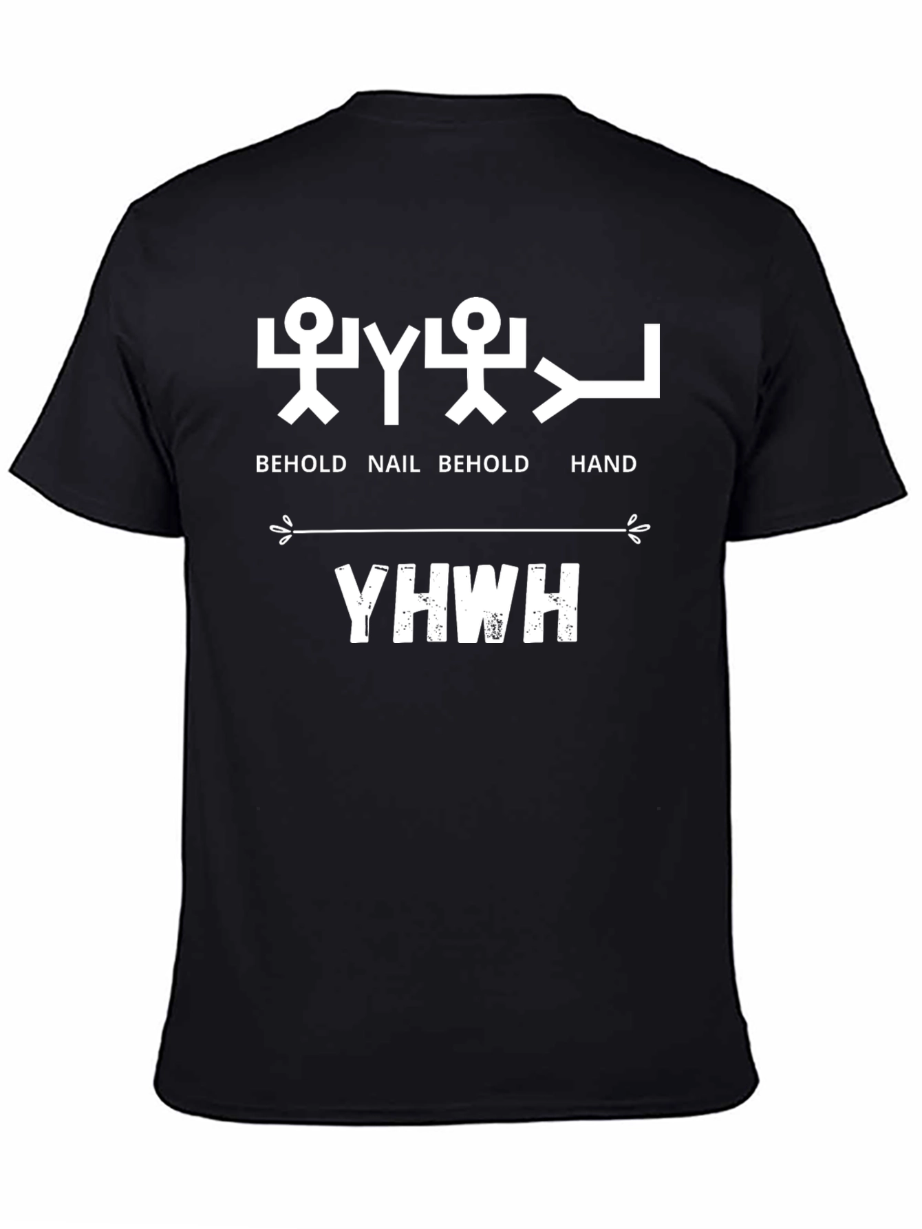 YWHW Pictograph Shirt - Behold Nail Behold Hand