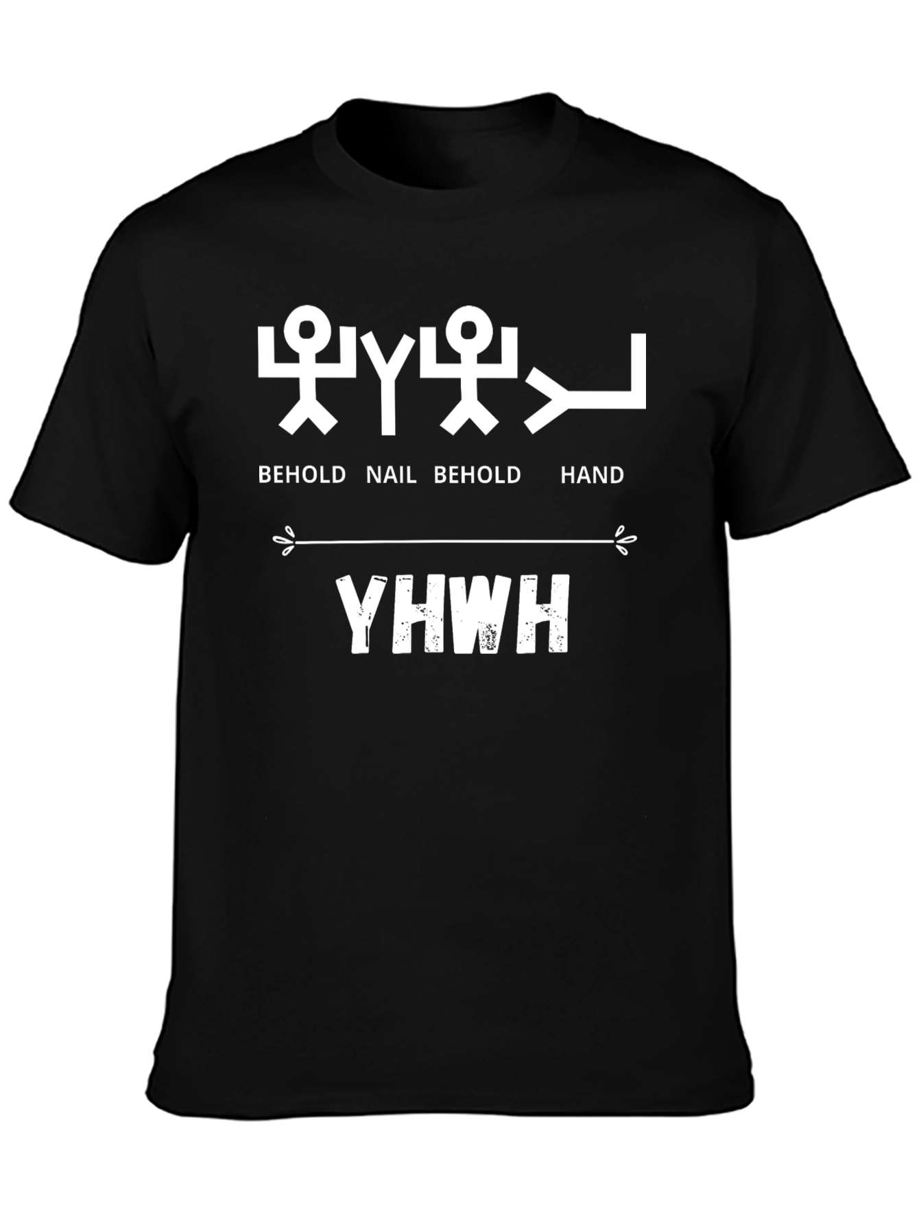 YWHW Pictograph Shirt - Behold Nail Behold Hand