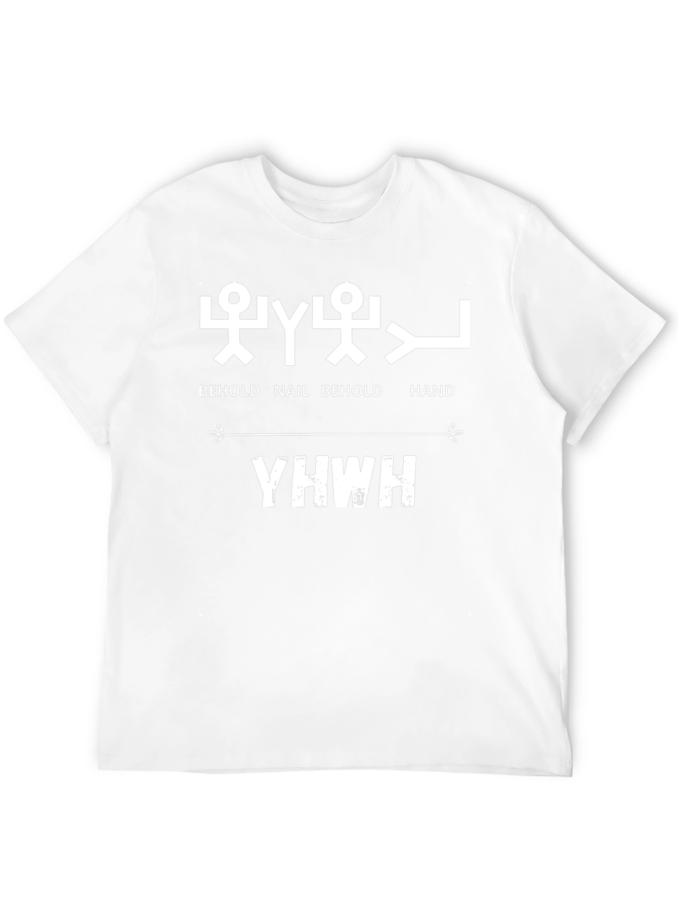 YWHW Pictograph Shirt - Behold Nail Behold Hand