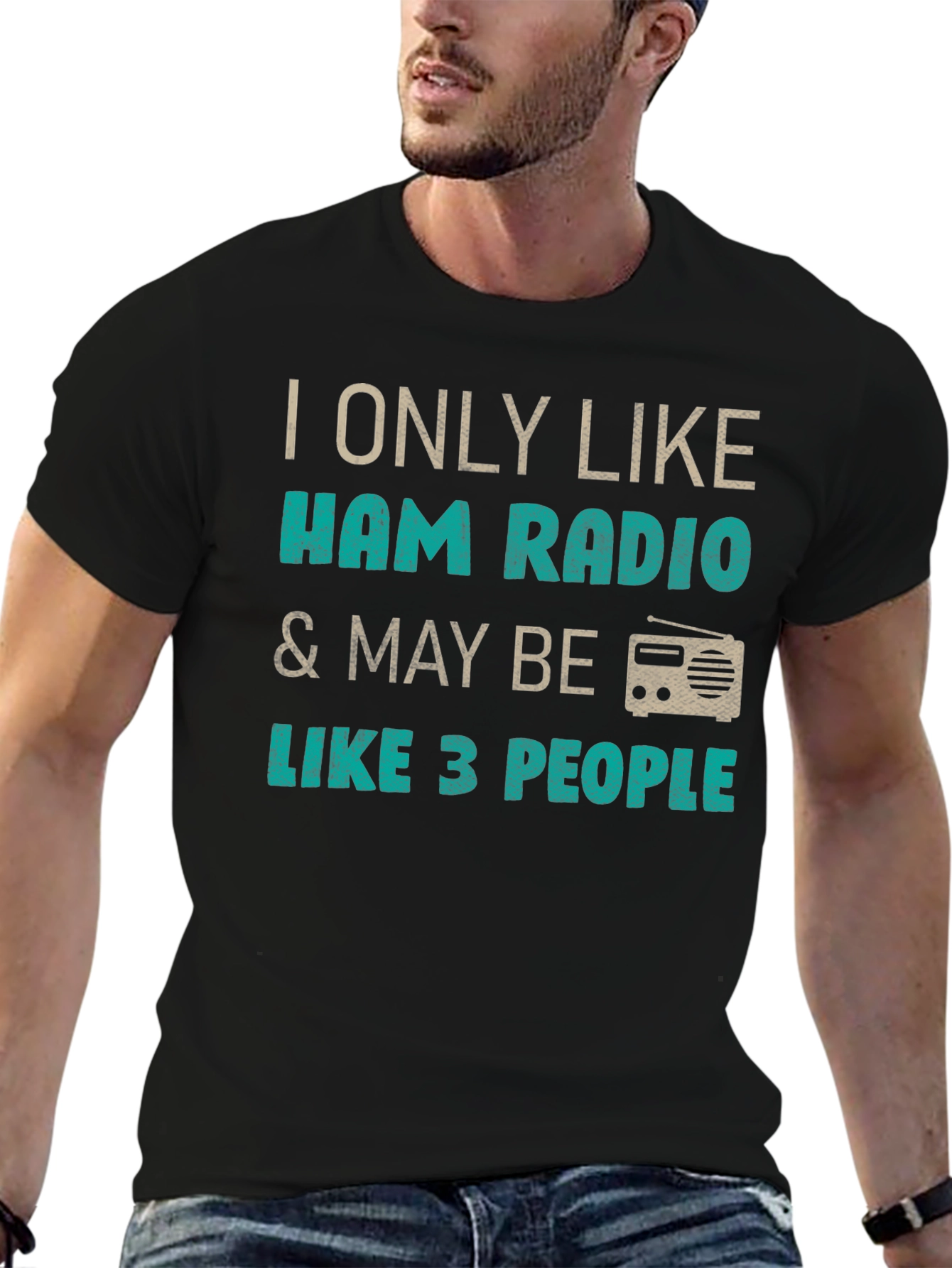 Ham Radio Lover Graphic T-Shirt