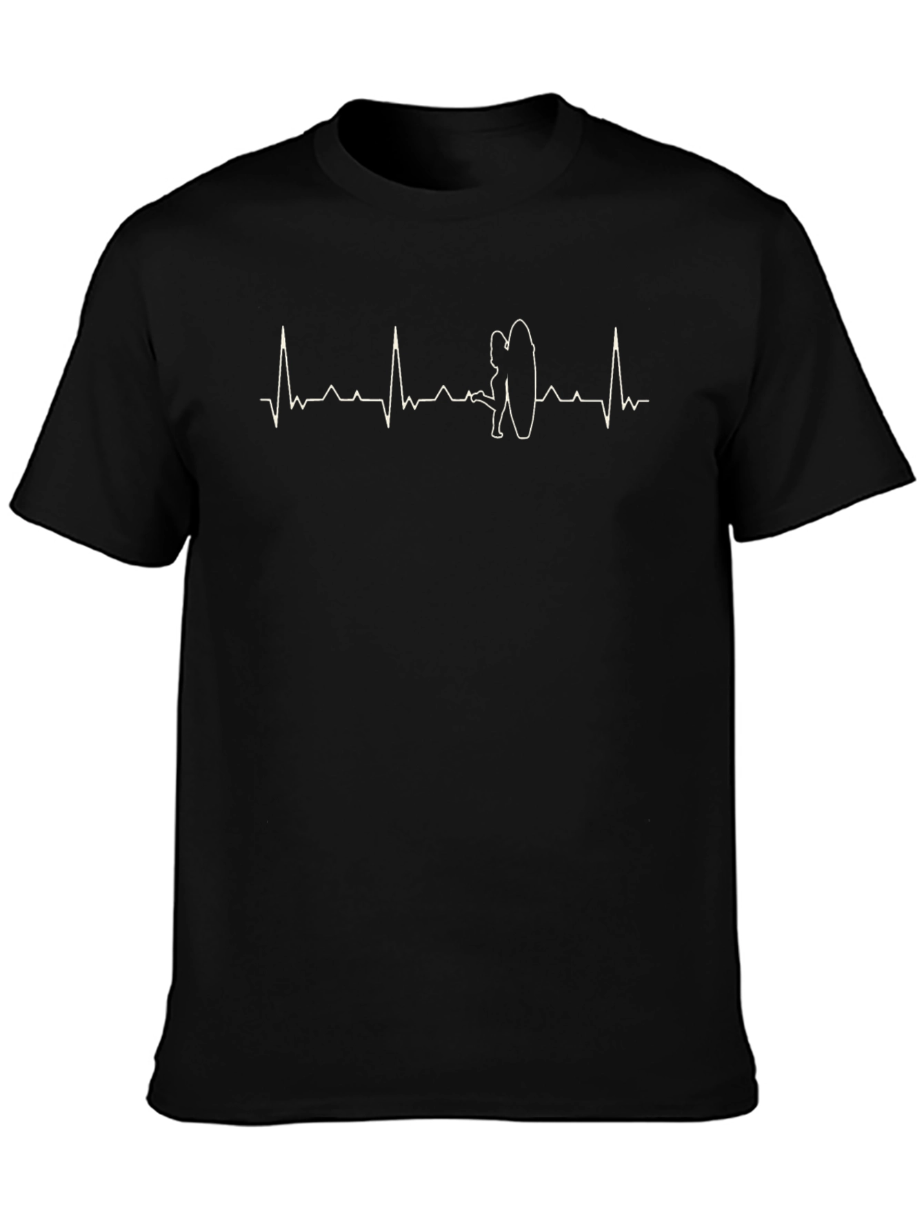 Surfing Heartbeat T-Shirt - Passion on Display