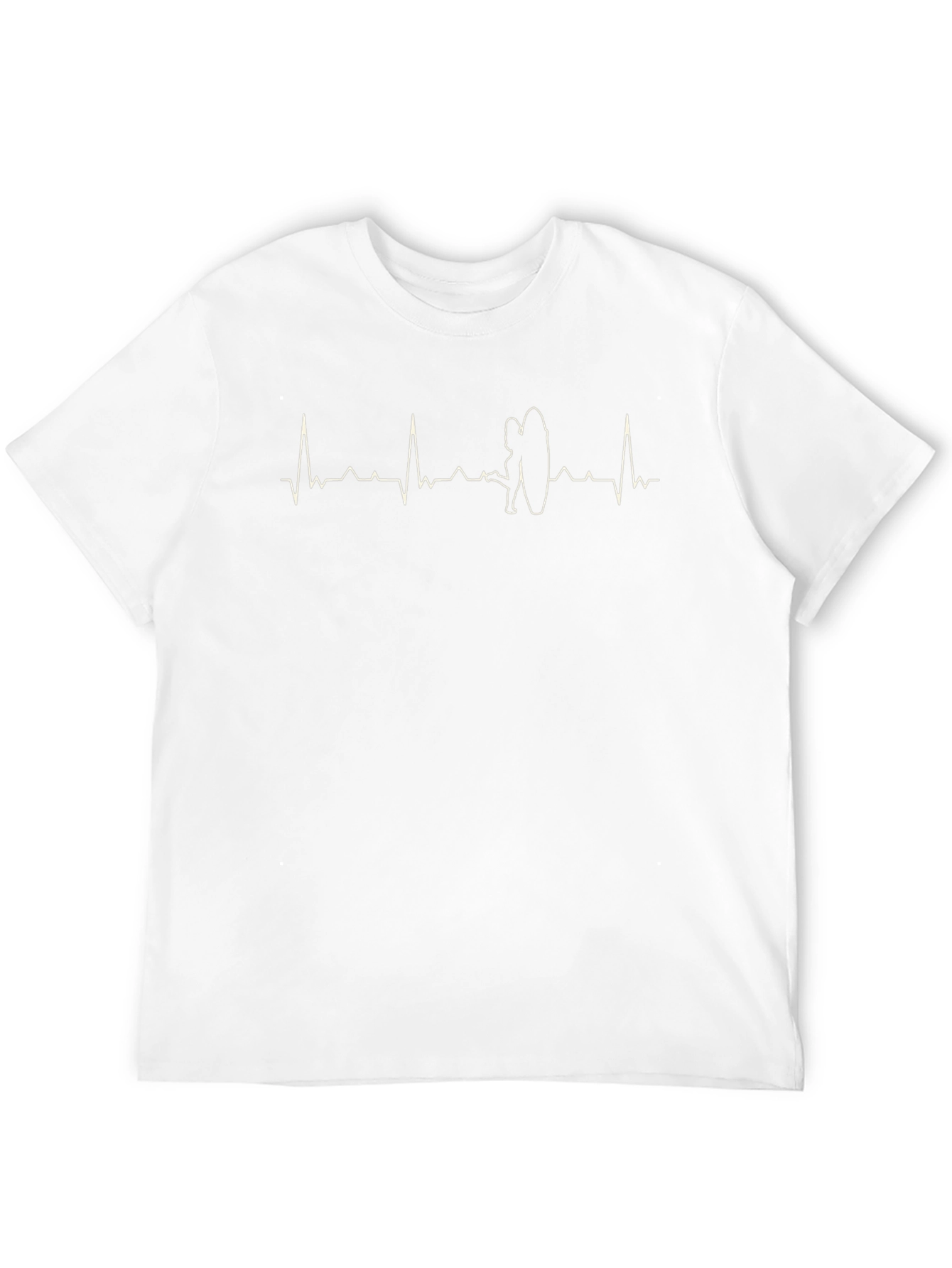 Surfing Heartbeat T-Shirt - Passion on Display