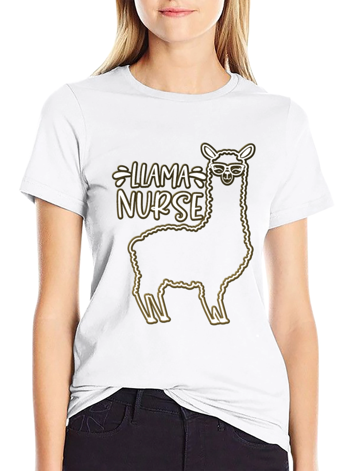 Llama Nurse Graphic Tee - Unisex