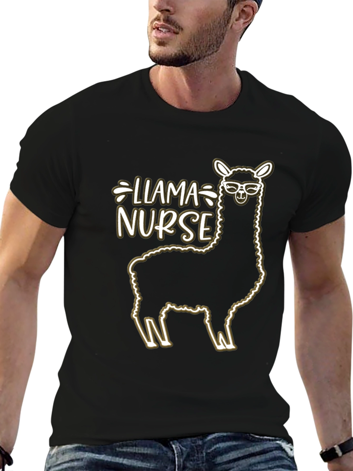 Llama Nurse Graphic Tee - Unisex